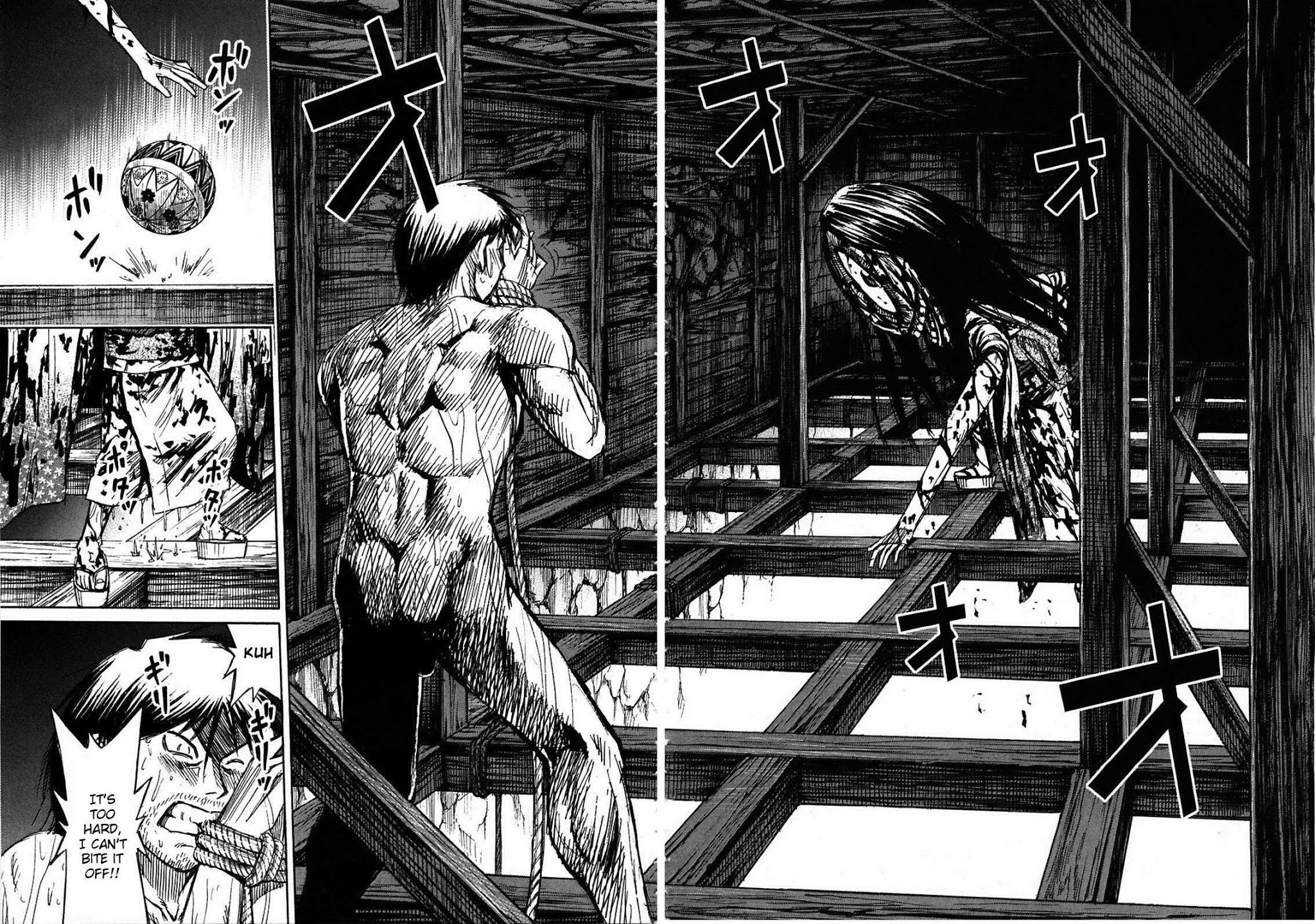 Higanjima Chapter 299 page 17 - Chapter 299: On Top of The Beams