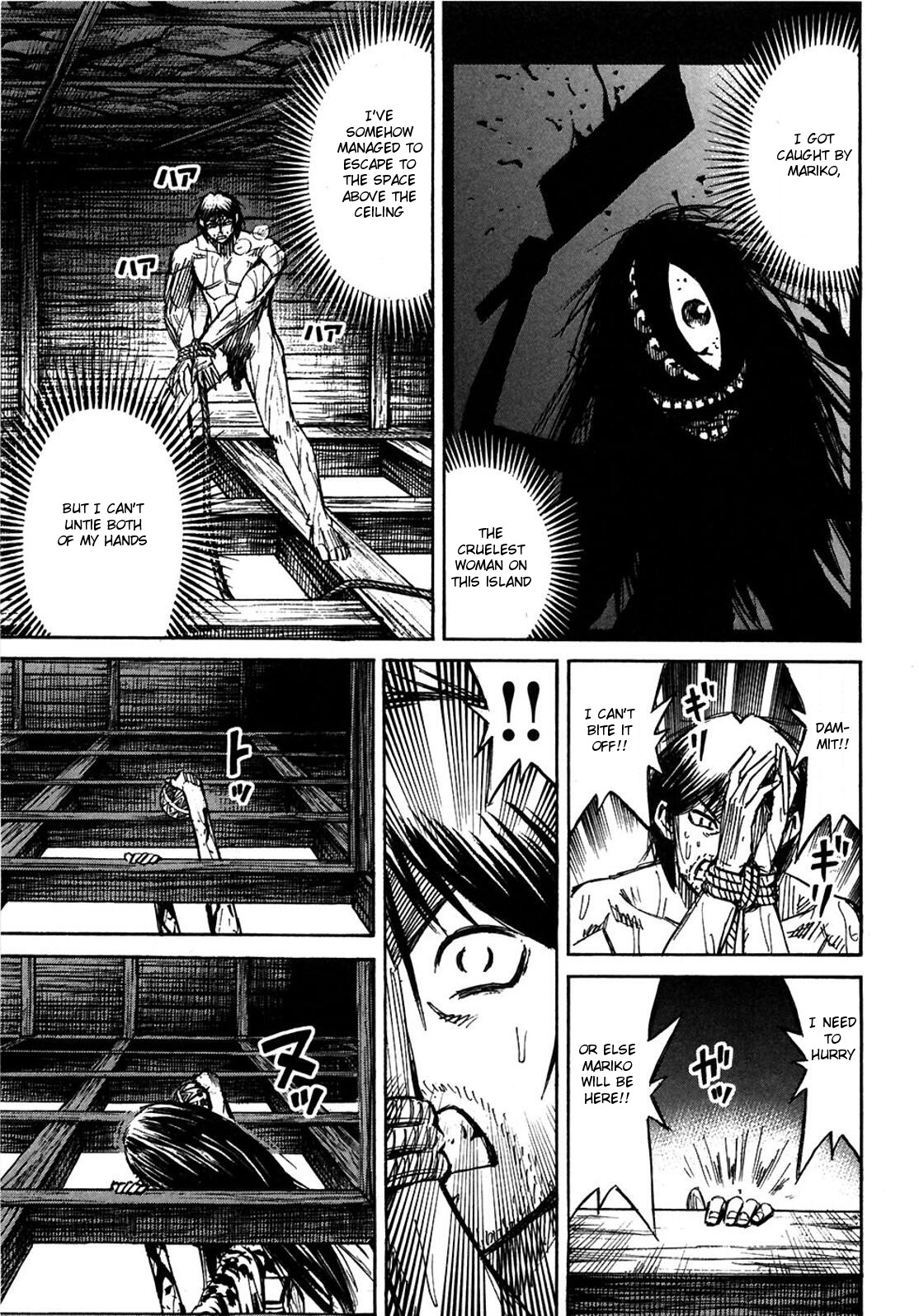 Higanjima Chapter 300 page 1 - Chapter 300: Mariko's Pursuit