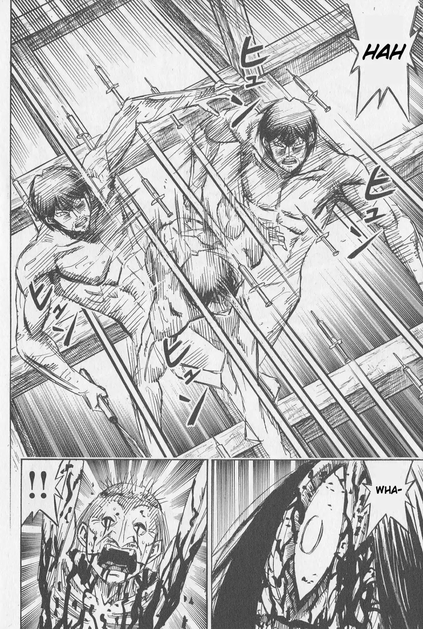 Higanjima Chapter 303 page 11 - Chapter 303: Offense And Defense On Top Of The Beams