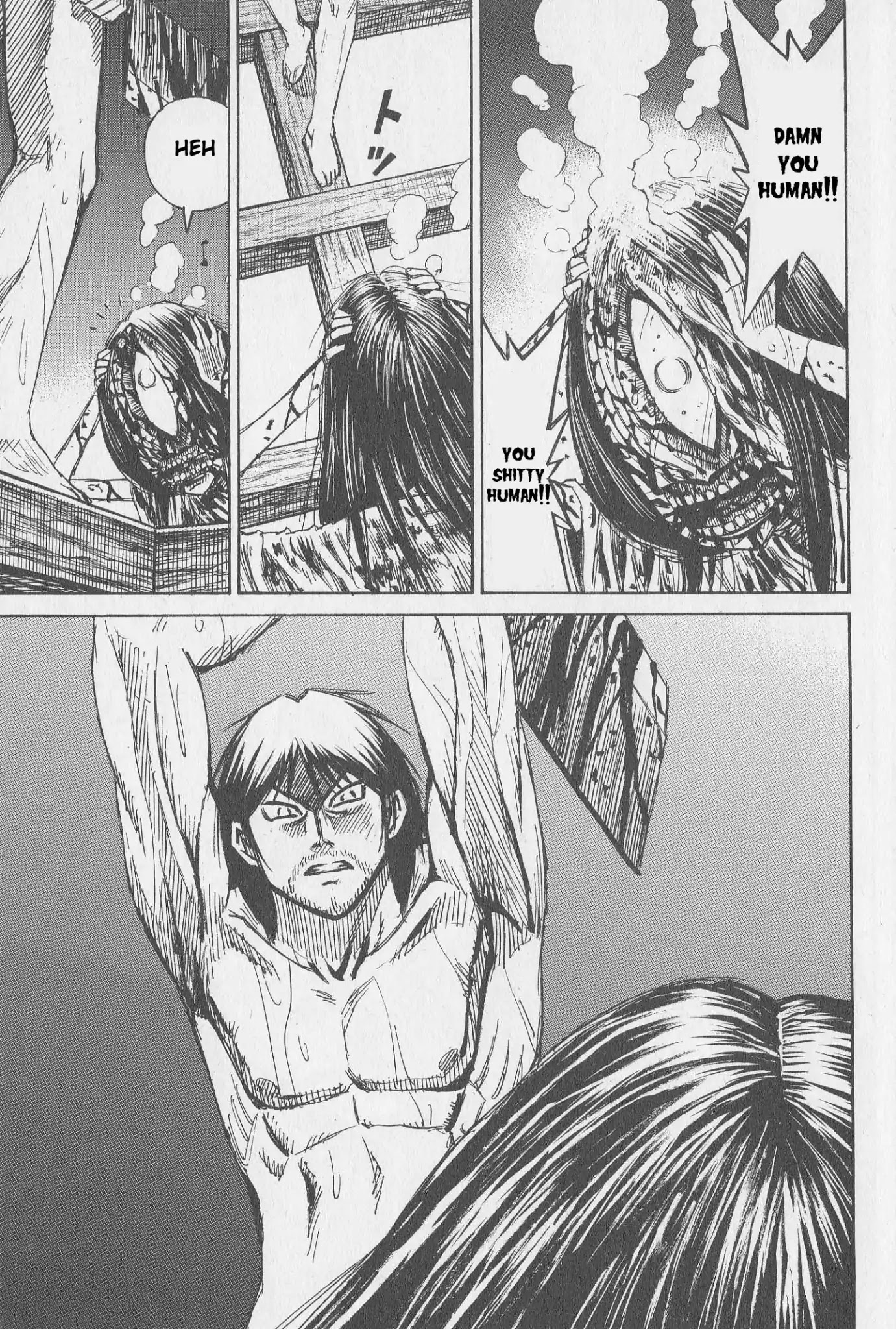 Higanjima Chapter 303 page 14 - Chapter 303: Offense And Defense On Top Of The Beams