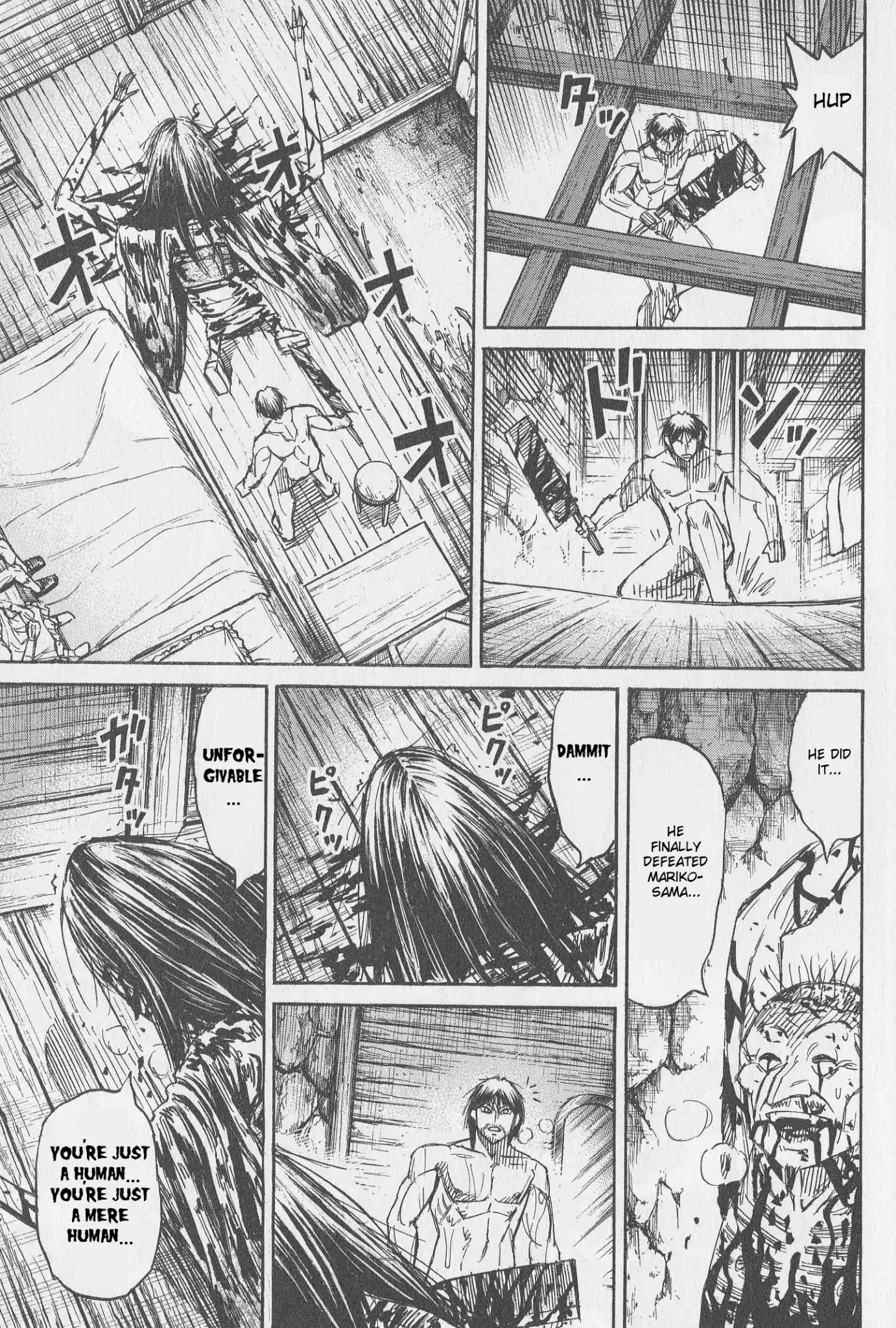 Higanjima Chapter 303 page 18 - Chapter 303: Offense And Defense On Top Of The Beams