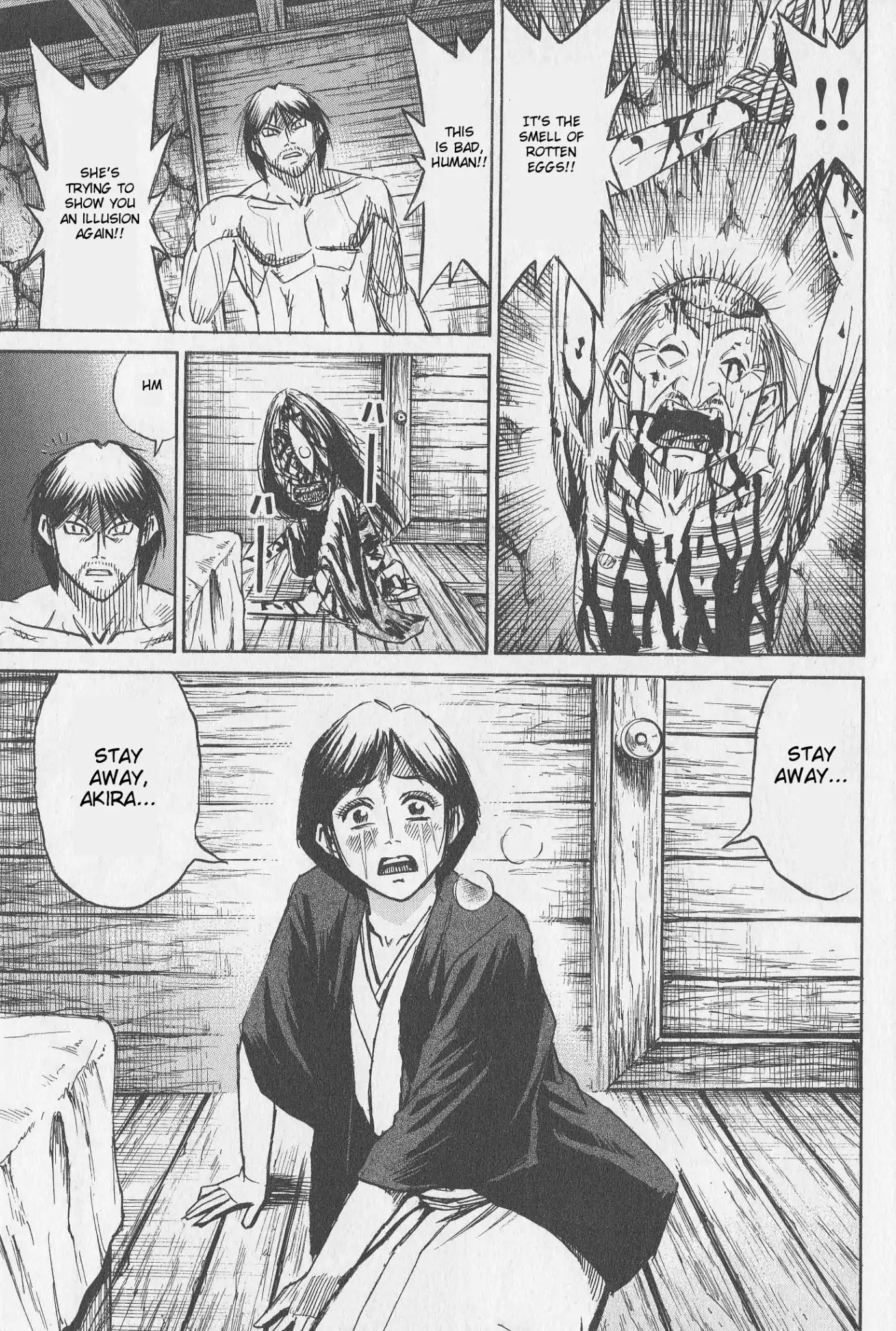 Higanjima Chapter 303 page 20 - Chapter 303: Offense And Defense On Top Of The Beams