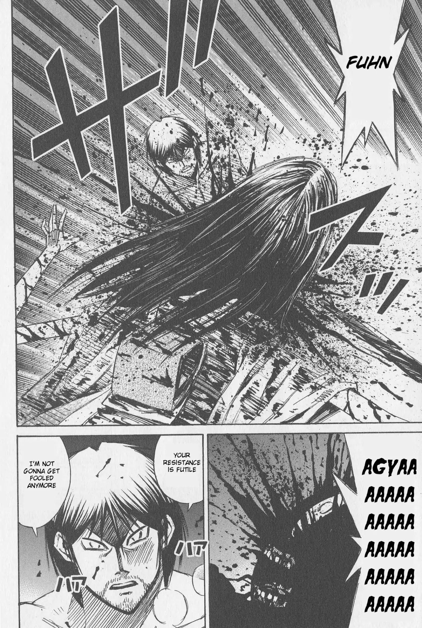 Higanjima Chapter 303 page 21 - Chapter 303: Offense And Defense On Top Of The Beams