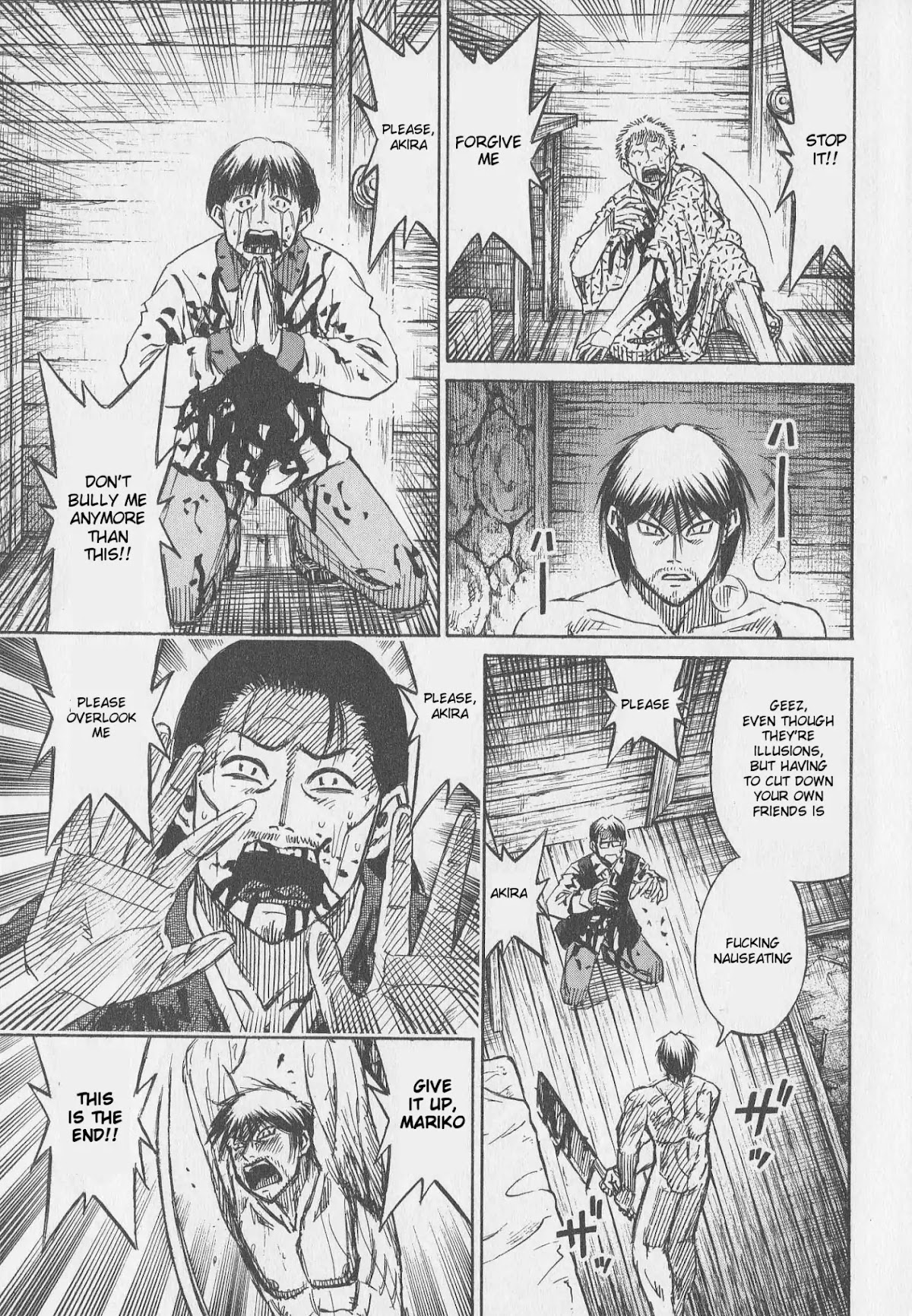 Higanjima Chapter 303 page 22 - Chapter 303: Offense And Defense On Top Of The Beams