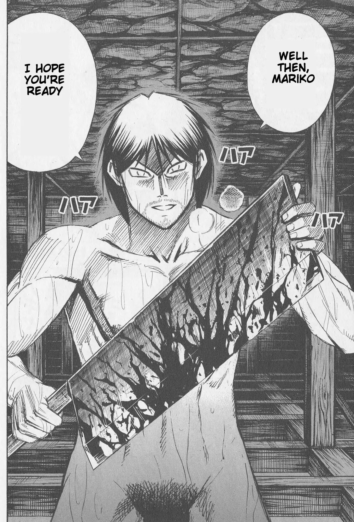 Higanjima Chapter 303 page 5 - Chapter 303: Offense And Defense On Top Of The Beams