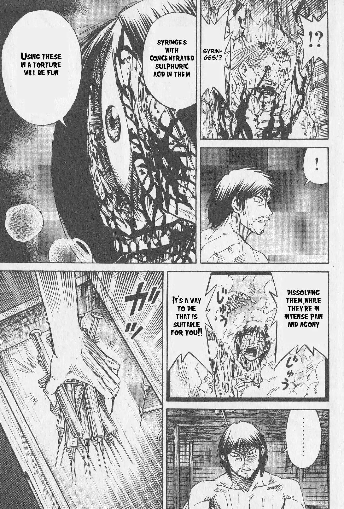 Higanjima Chapter 303 page 8 - Chapter 303: Offense And Defense On Top Of The Beams