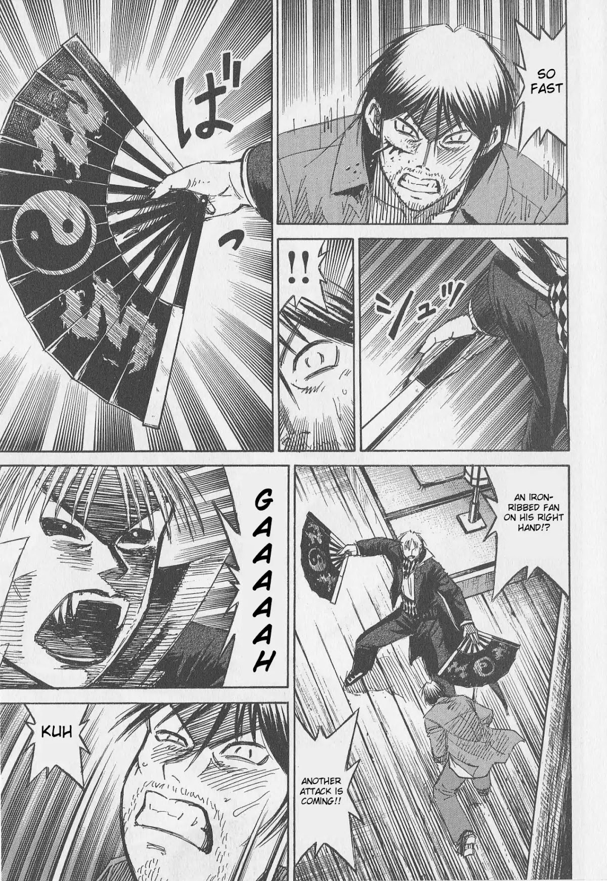 Higanjima Chapter 311 page 10 - Chapter 311: Iron-Ribbed Fan