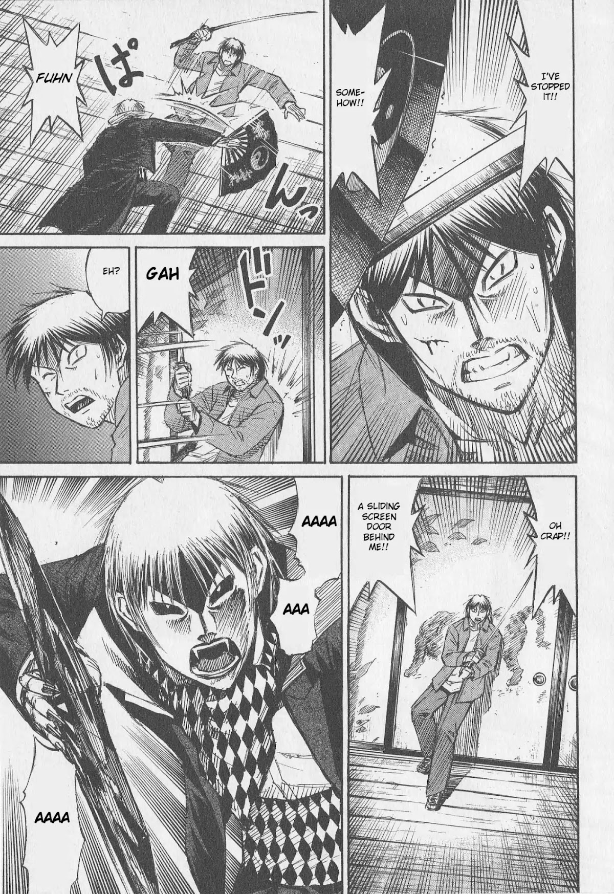 Higanjima Chapter 311 page 12 - Chapter 311: Iron-Ribbed Fan