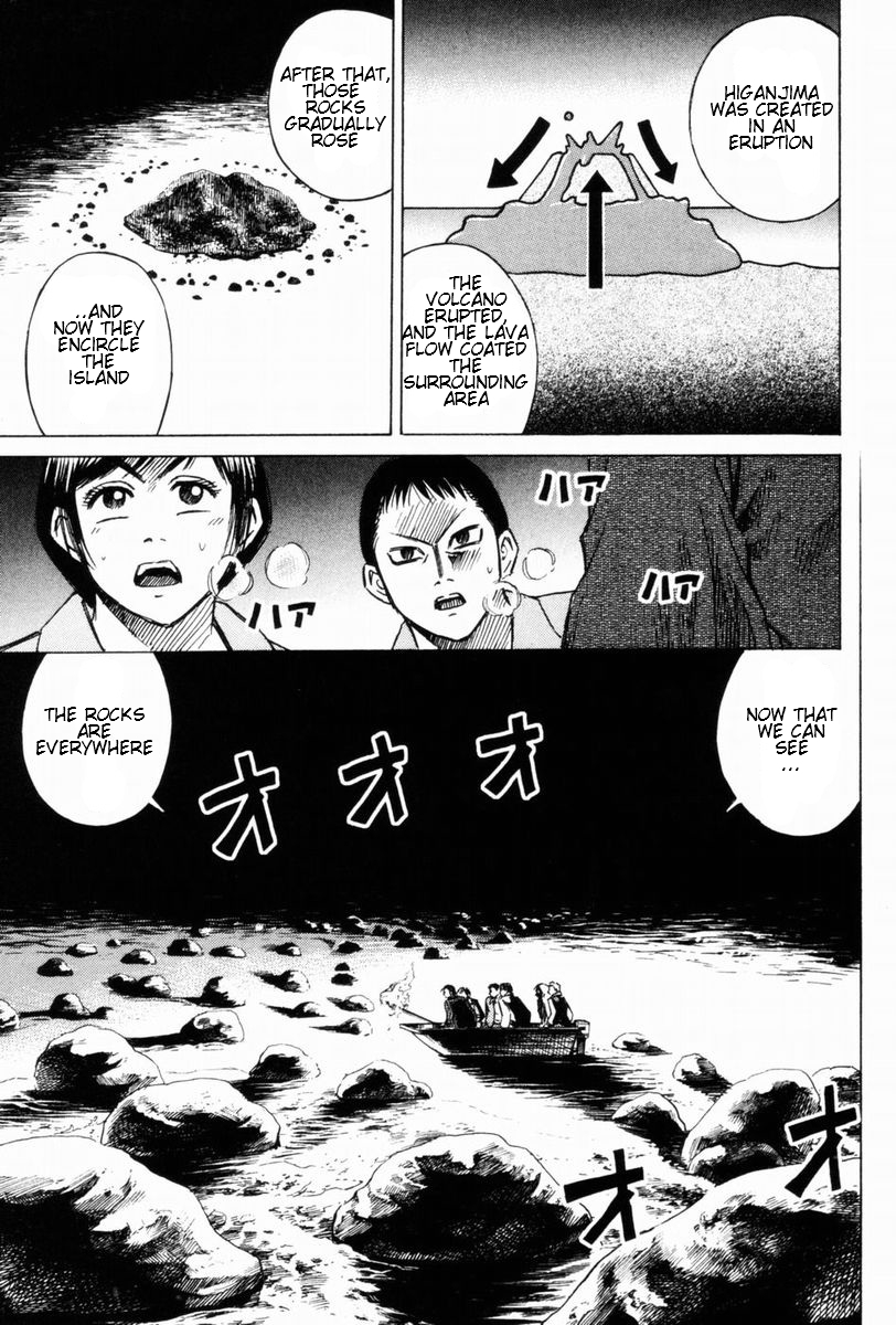 Higanjima Chapter 49 page 13 - Chapter 49: Rocks