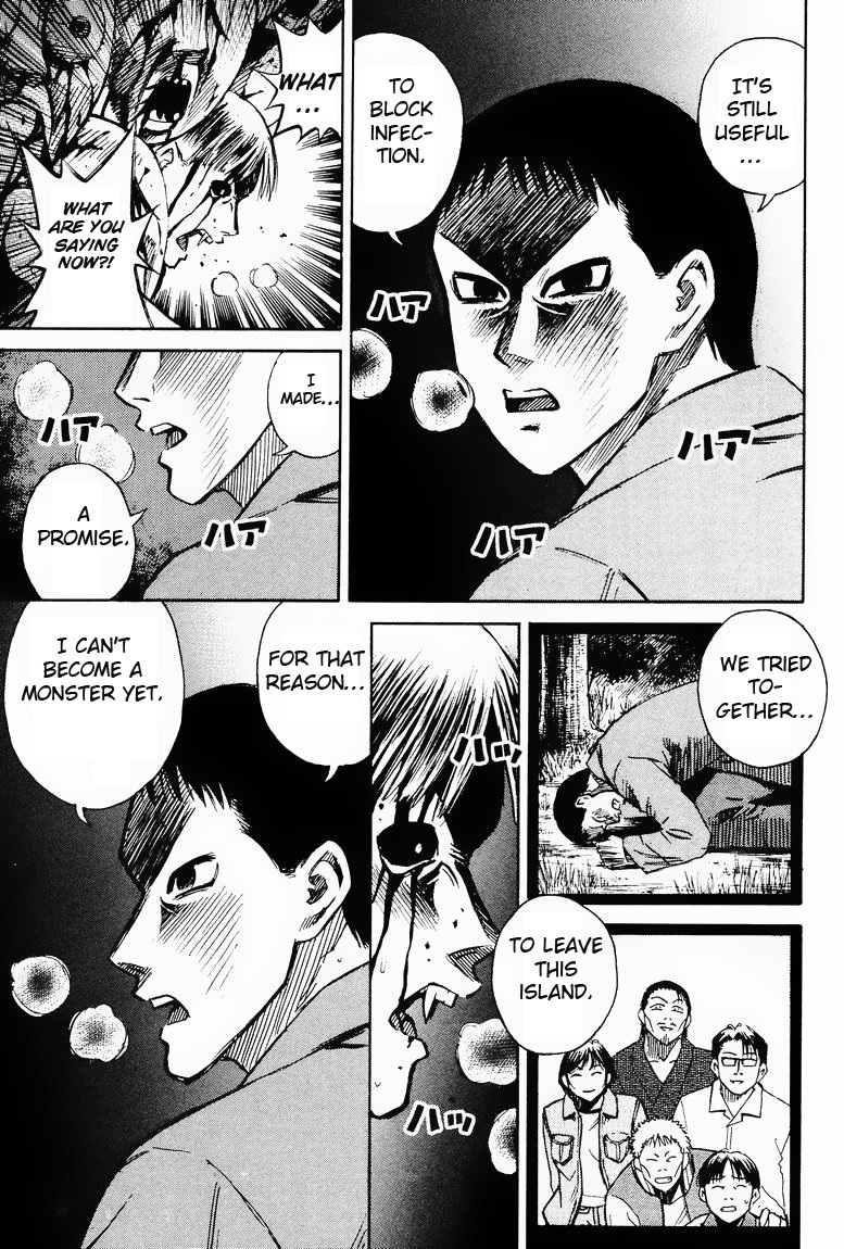 Higanjima Chapter 58 page 14 - Chapter 58: More Hands For Throwing