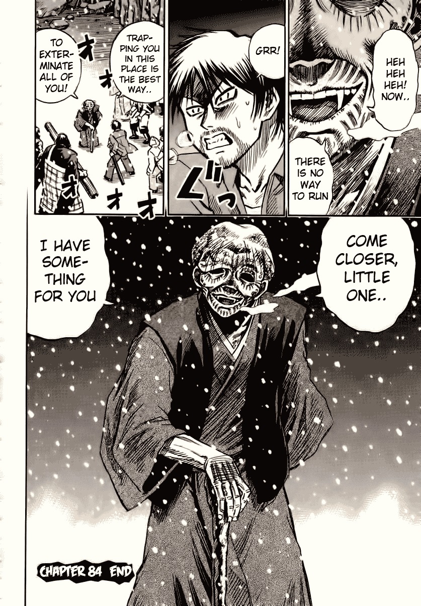 Higanjima Chapter 84 page 18 - Chapter 84: Crumbling