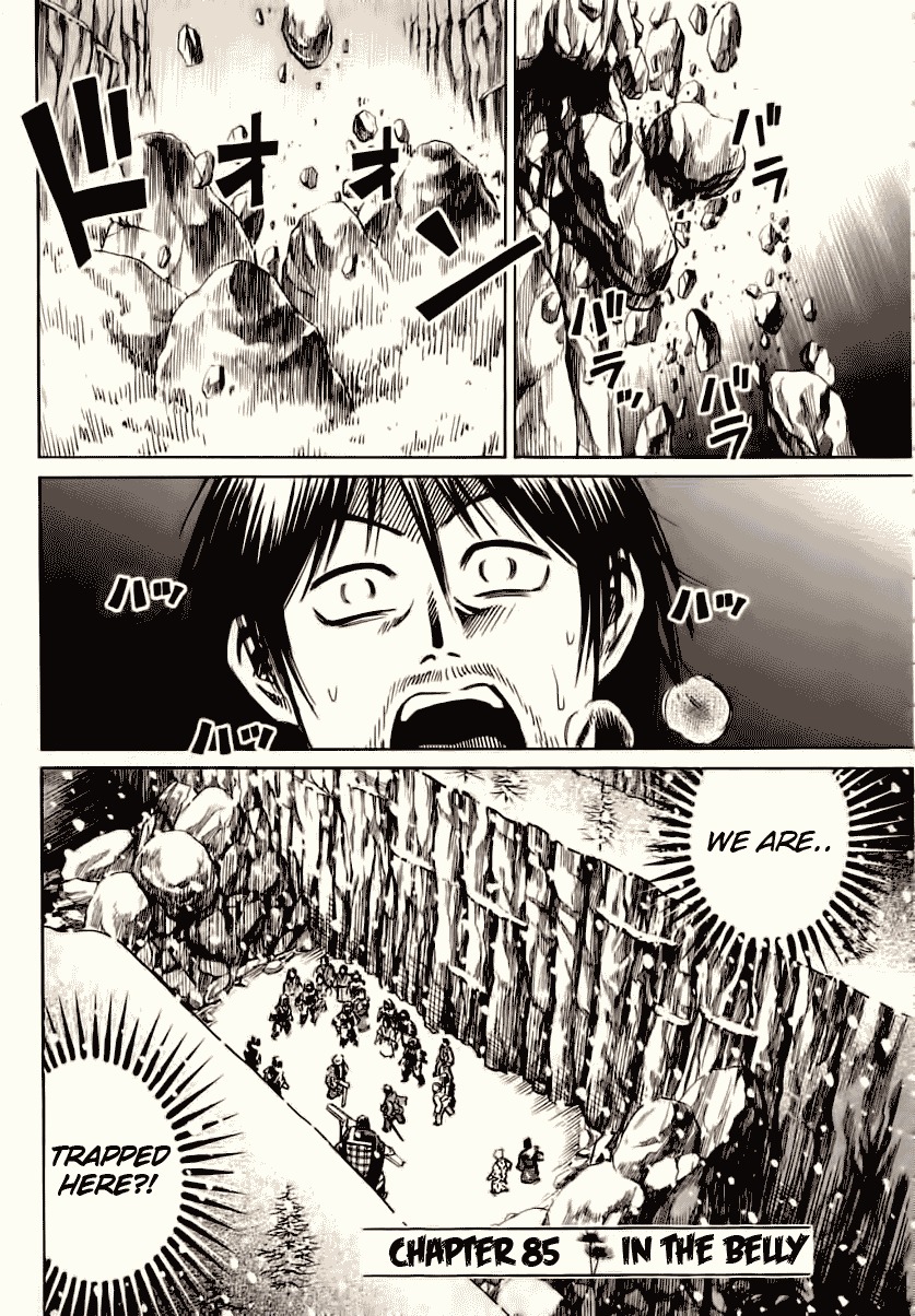 Higanjima Chapter 85 page 1 - Chapter 85: In The Belly