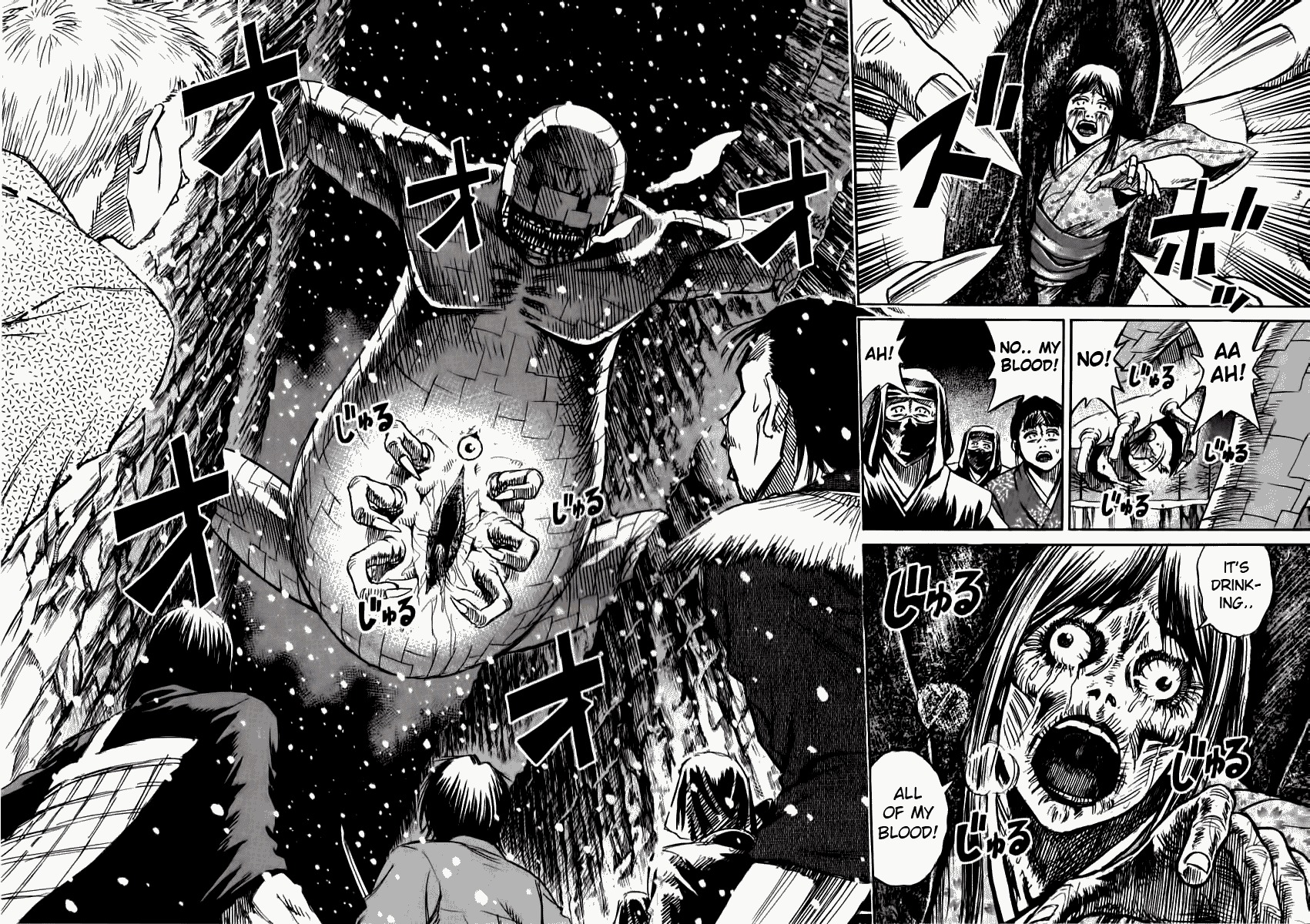 Higanjima Chapter 85 page 15 - Chapter 85: In The Belly