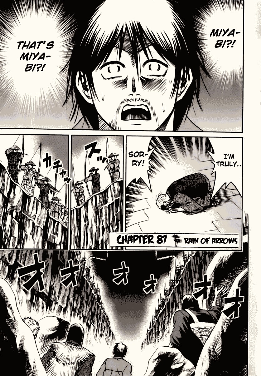 Higanjima Chapter 87 page 1 - Chapter 87: Rain Of Arrows