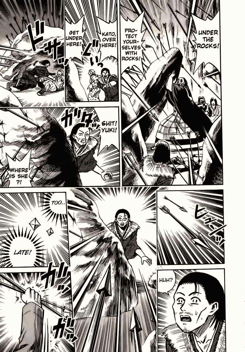 Higanjima Chapter 87 page 16 - Chapter 87: Rain Of Arrows