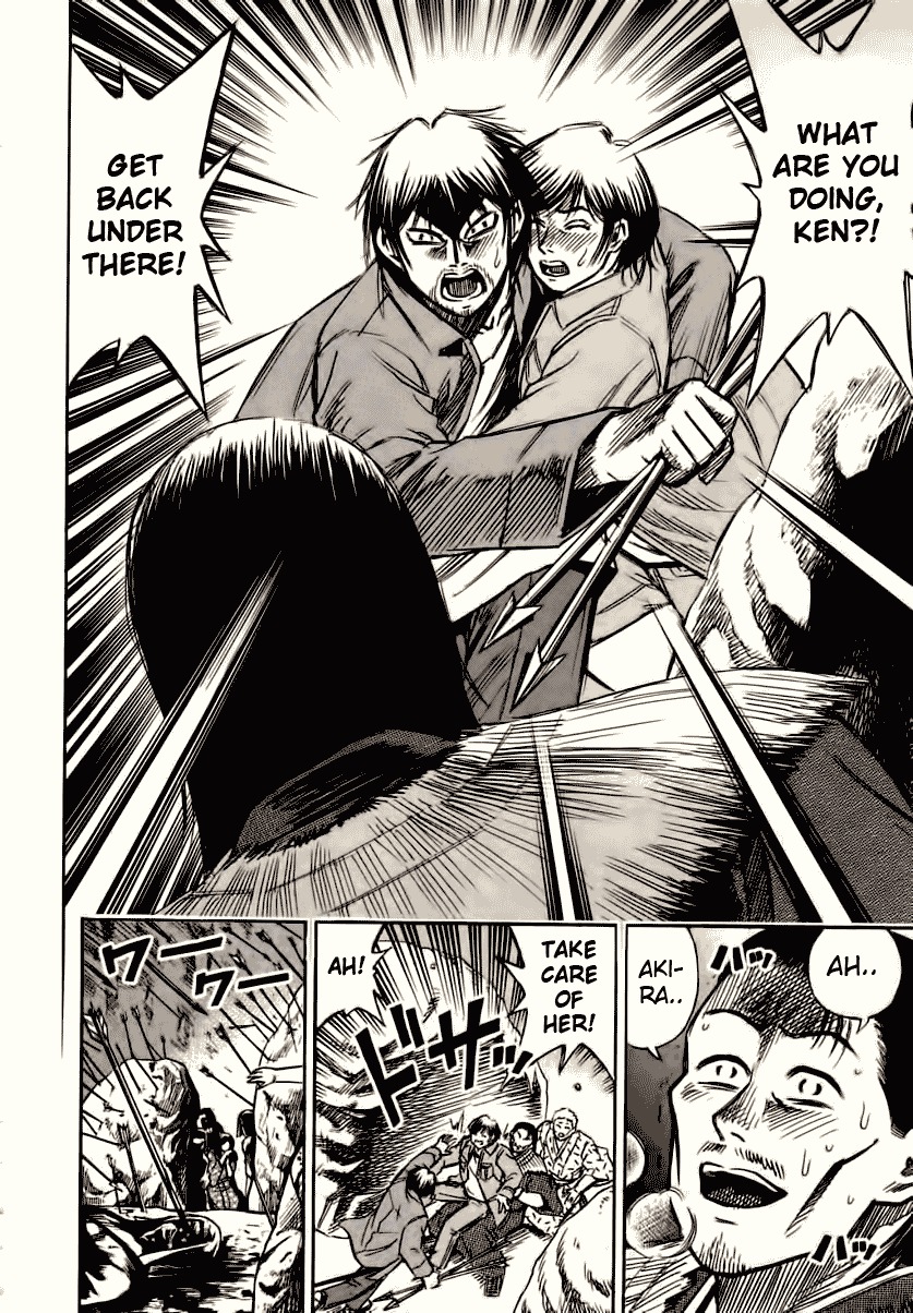 Higanjima Chapter 87 page 17 - Chapter 87: Rain Of Arrows