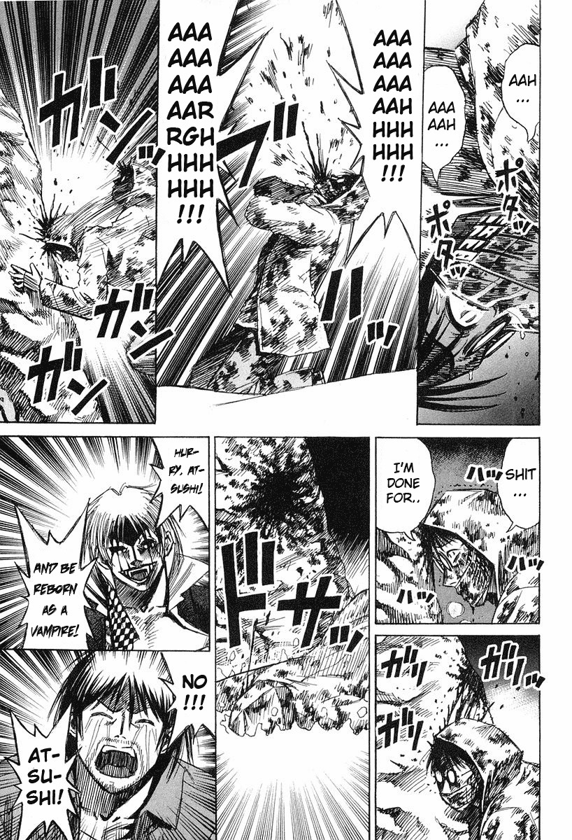 Higanjima Chapter 95 page 13 - Chapter 95: Blood Filled Spittle