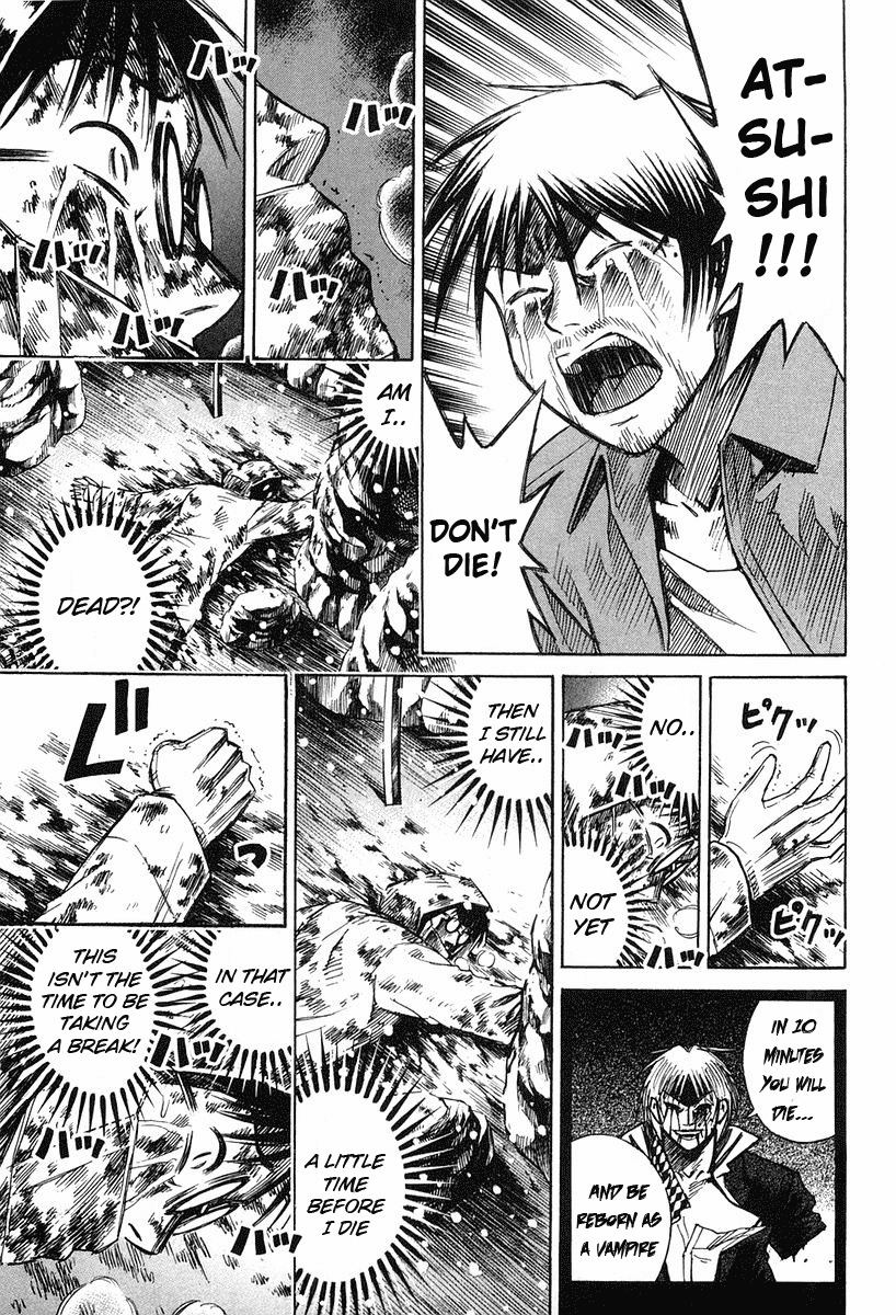 Higanjima Chapter 95 page 15 - Chapter 95: Blood Filled Spittle