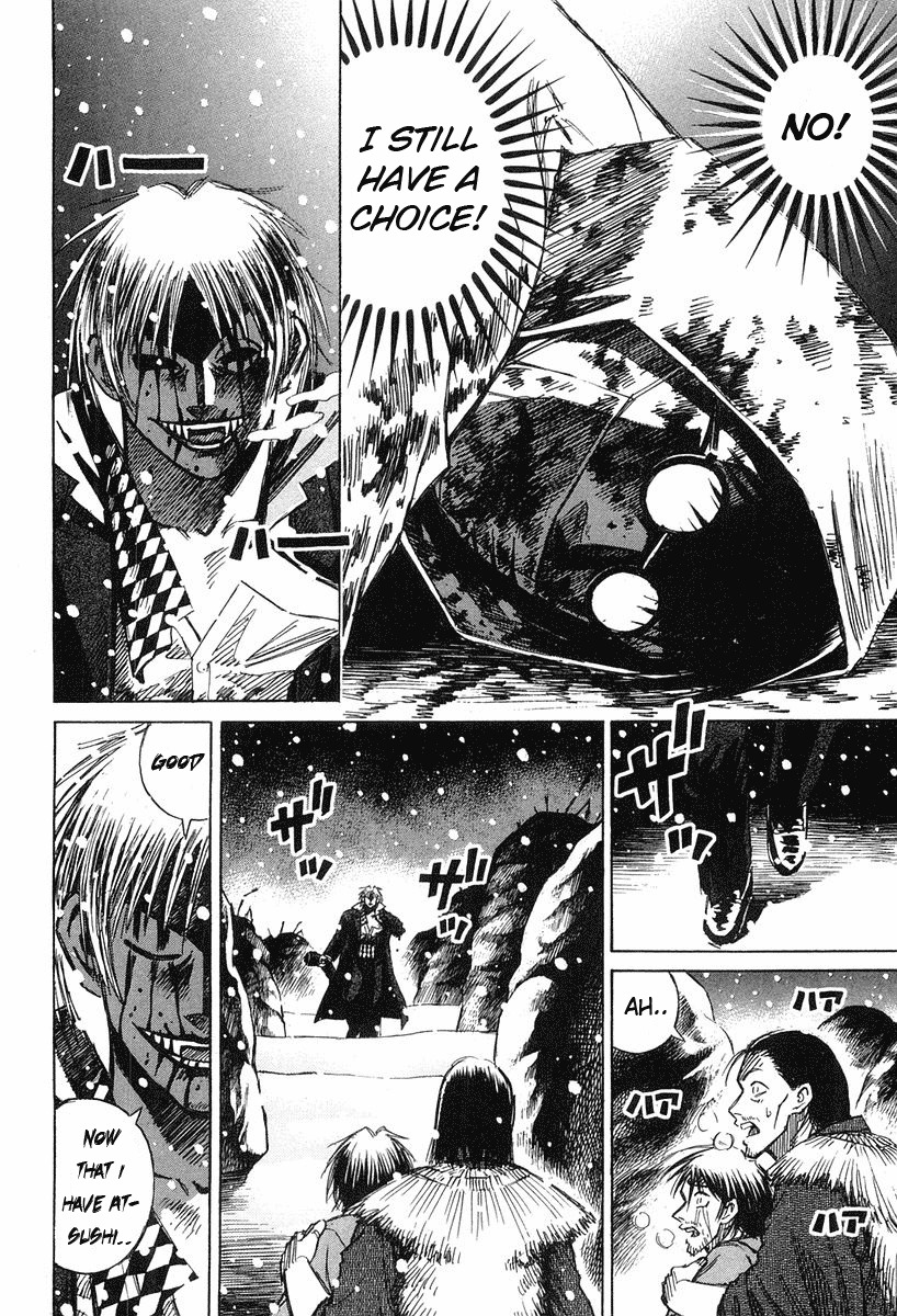 Higanjima Chapter 95 page 16 - Chapter 95: Blood Filled Spittle