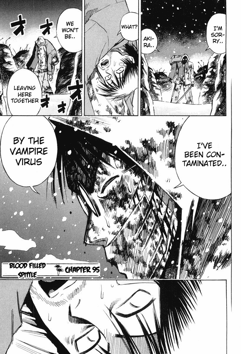 Higanjima Chapter 95 page 2 - Chapter 95: Blood Filled Spittle