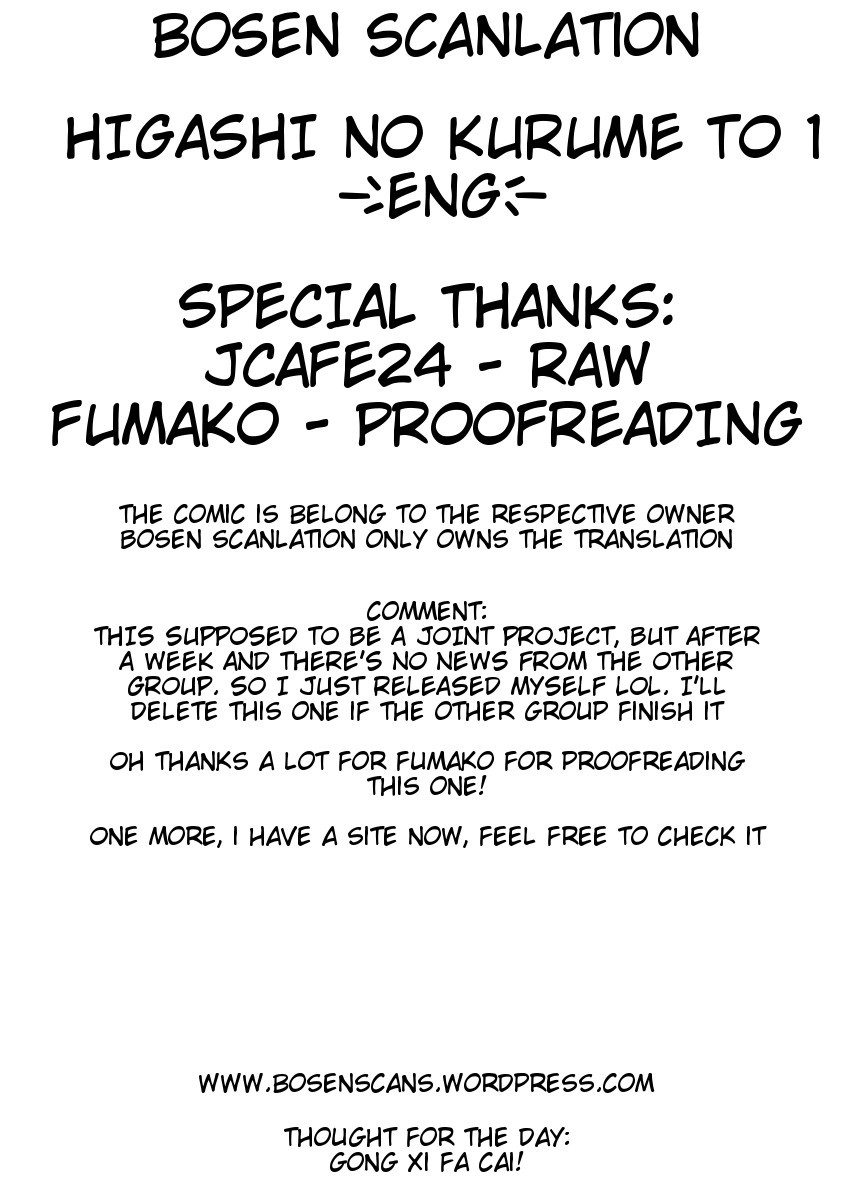 Higashi no Kurume to Tonari no Meguru Chapter 1 page 1 - Chapter 1: Me and The Girl Next Door, Only Two Meters Apart.