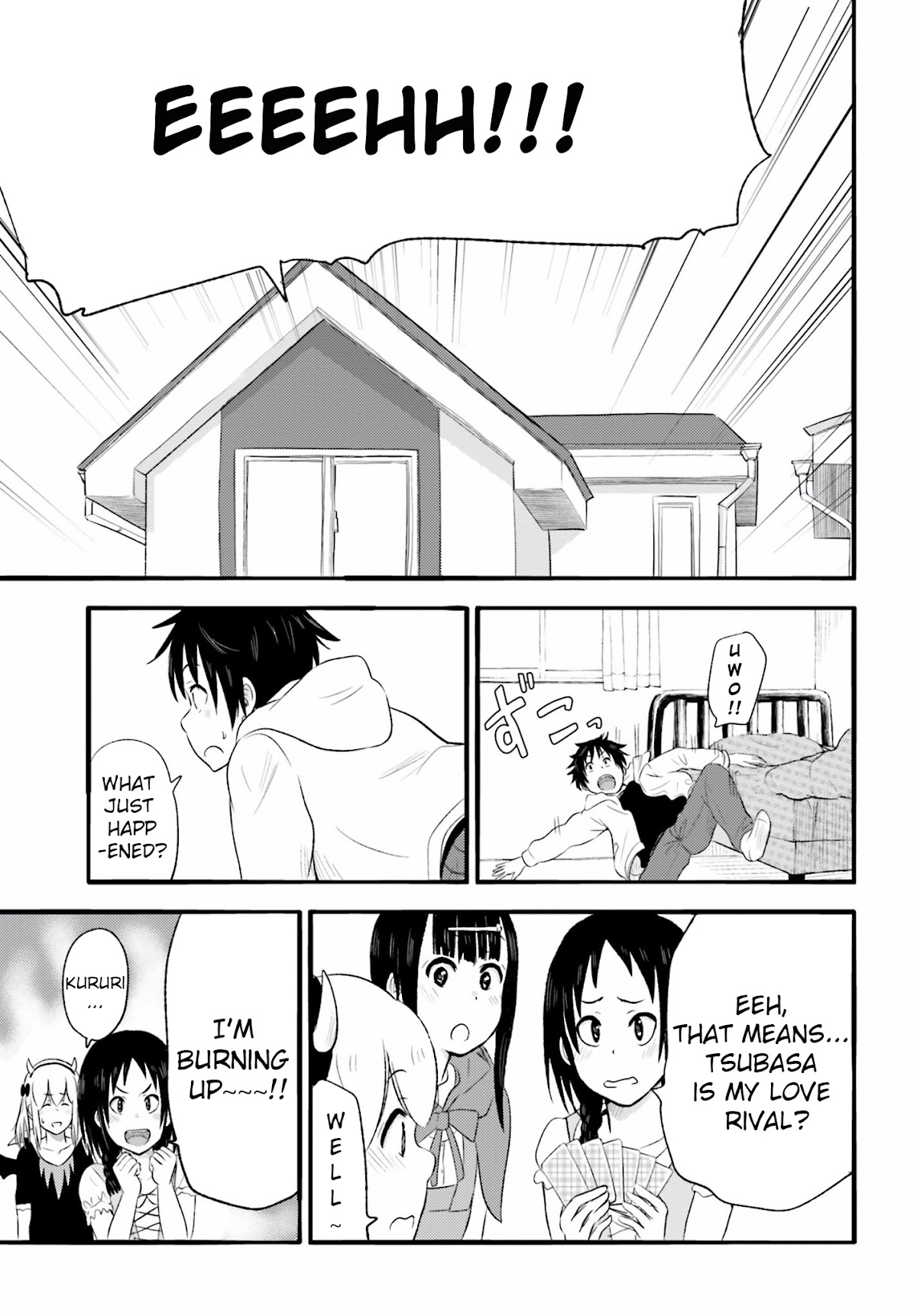 Higashi no Kurume to Tonari no Meguru Chapter 12 page 13 - Chapter 12: A Halloween full of girls? Even Afro is curious v2.