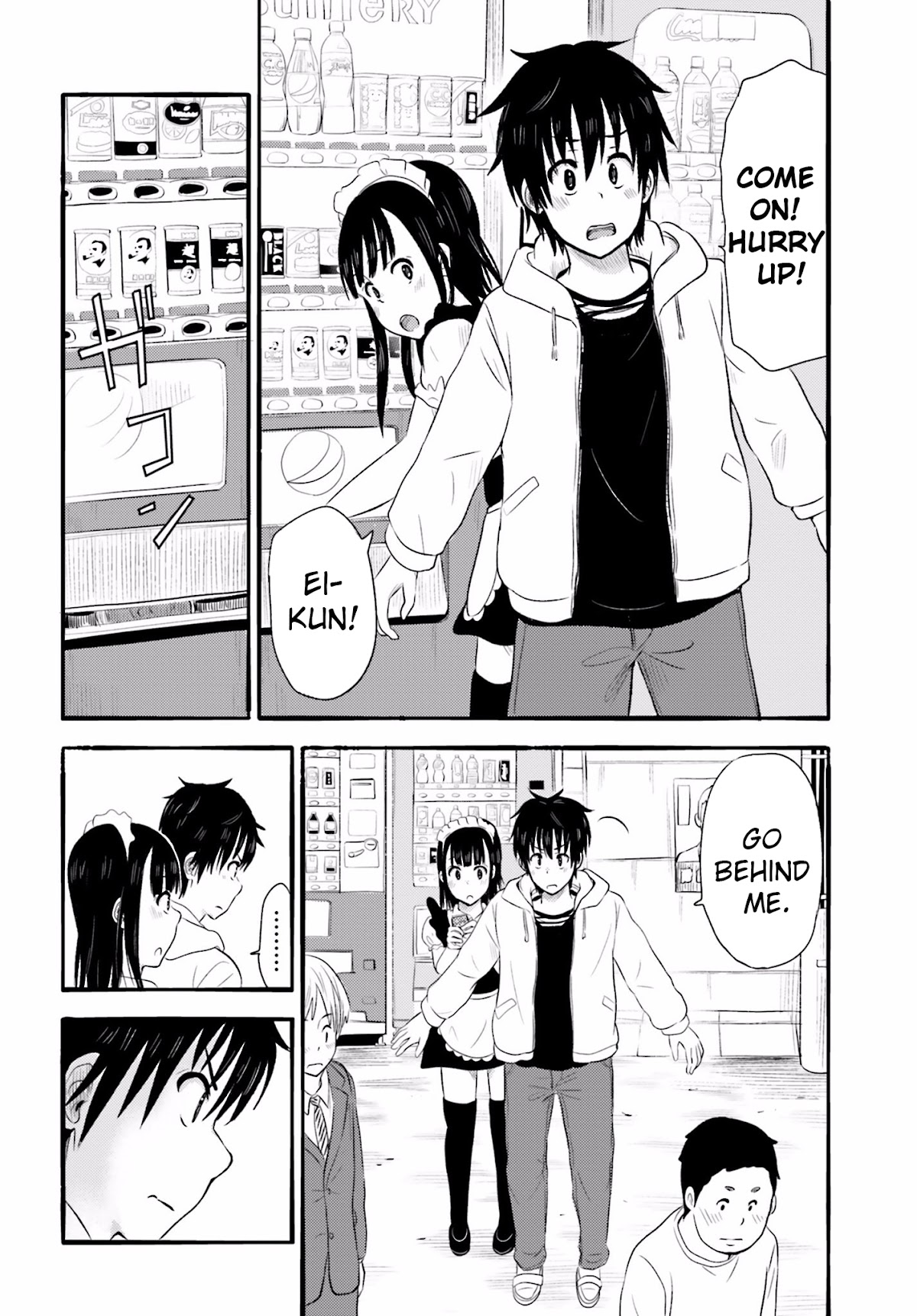 Higashi no Kurume to Tonari no Meguru Chapter 12 page 20 - Chapter 12: A Halloween full of girls? Even Afro is curious v2.