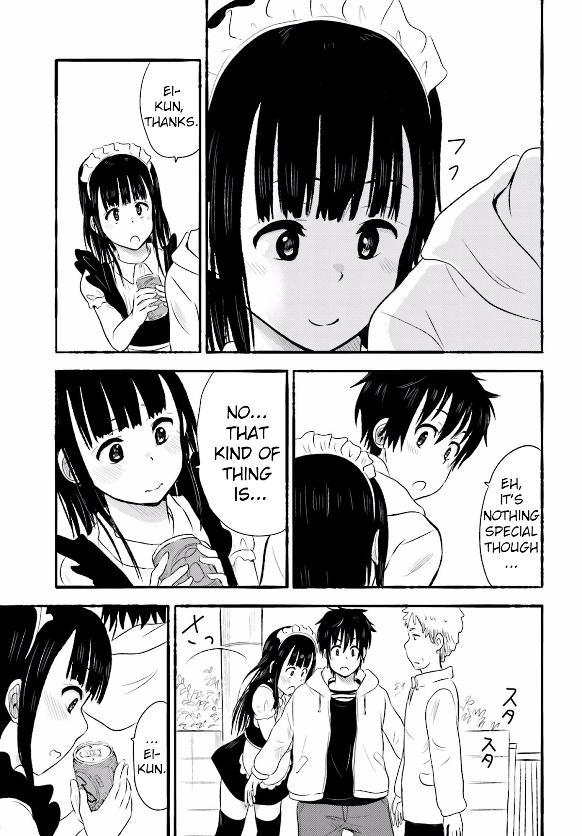 Higashi no Kurume to Tonari no Meguru Chapter 12 page 21 - Chapter 12: A Halloween full of girls? Even Afro is curious v2.