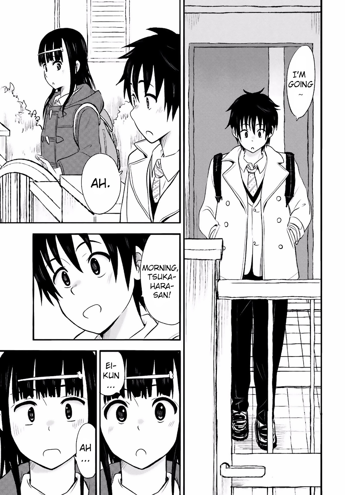 Higashi no Kurume to Tonari no Meguru Chapter 19 page 11 - Chapter 19: Tsukahara-san's departure from the past