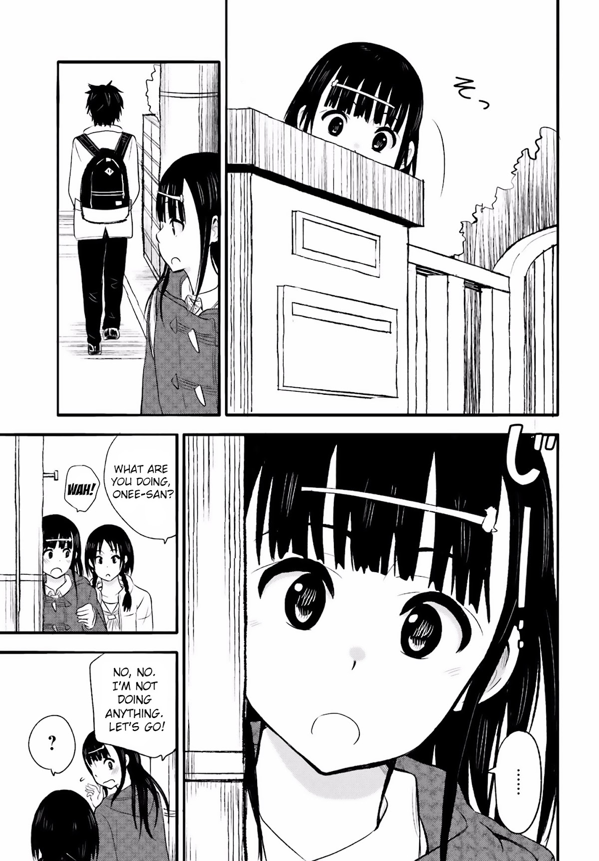 Higashi no Kurume to Tonari no Meguru Chapter 19 page 13 - Chapter 19: Tsukahara-san's departure from the past