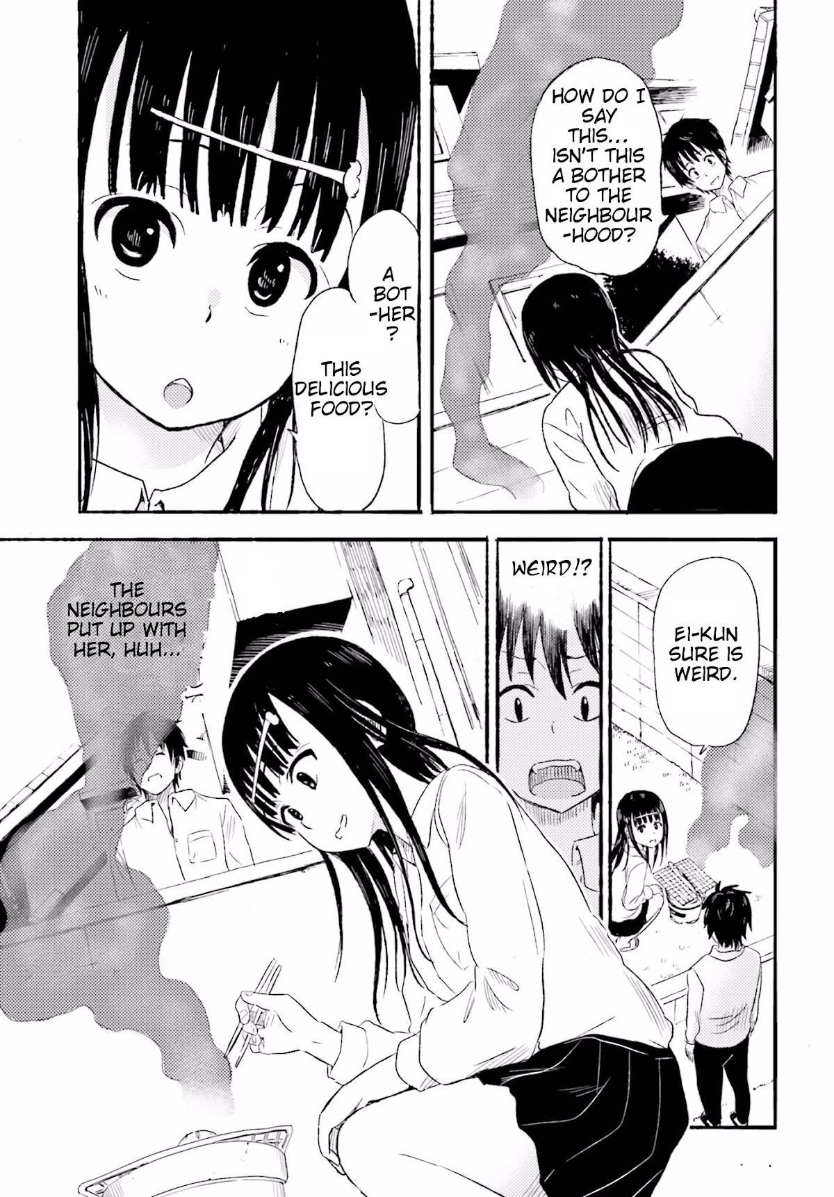 Higashi no Kurume to Tonari no Meguru Chapter 2 page 10 - Chapter 2: Tsukahara Meguru, A Mysterious Way of Life.