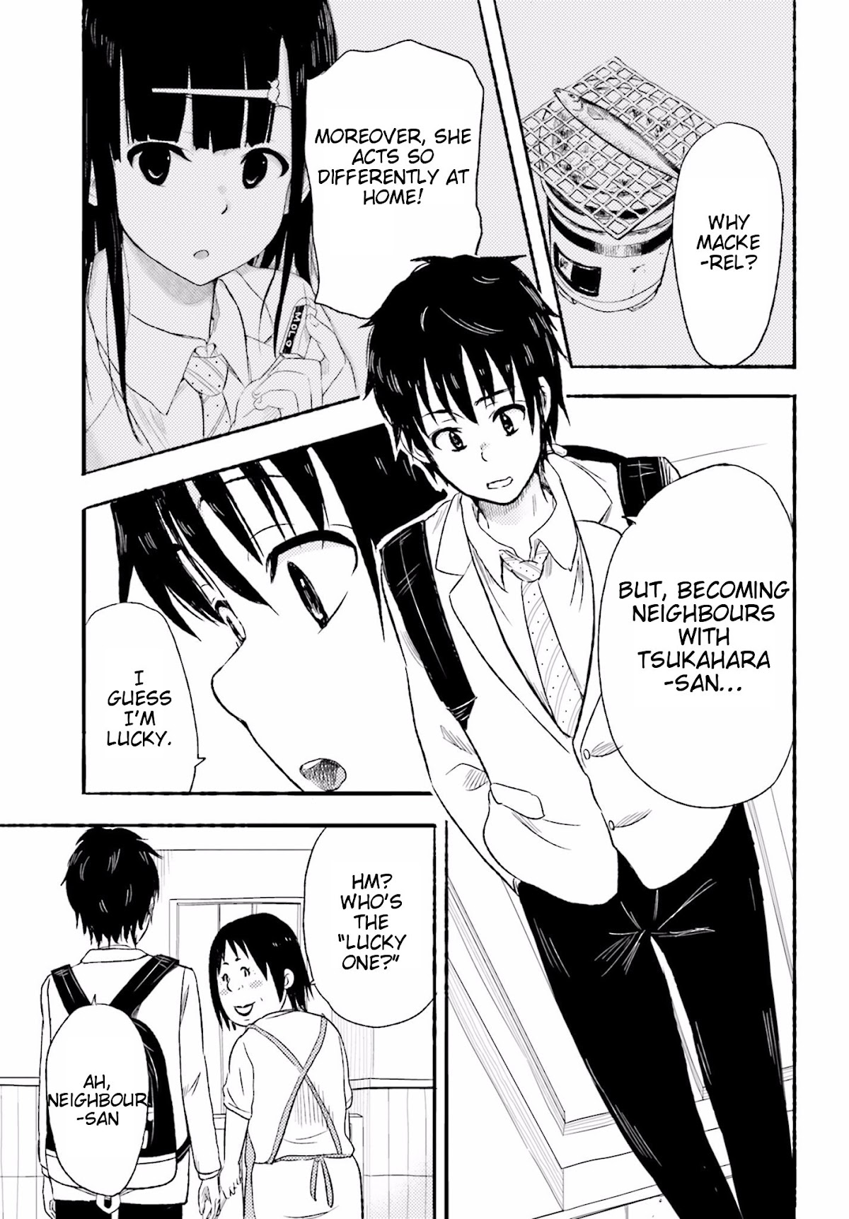 Higashi no Kurume to Tonari no Meguru Chapter 2 page 12 - Chapter 2: Tsukahara Meguru, A Mysterious Way of Life.