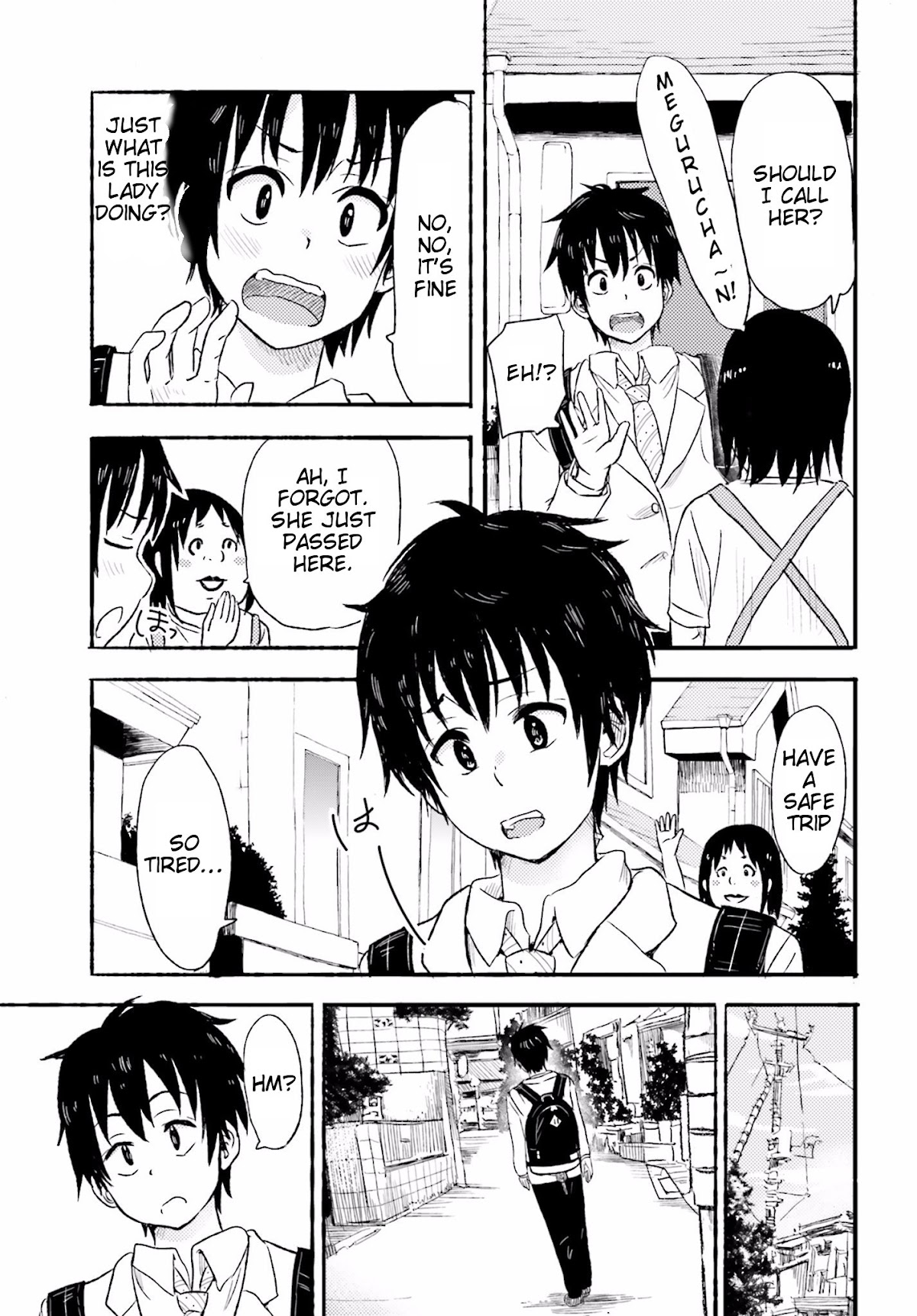 Higashi no Kurume to Tonari no Meguru Chapter 2 page 14 - Chapter 2: Tsukahara Meguru, A Mysterious Way of Life.