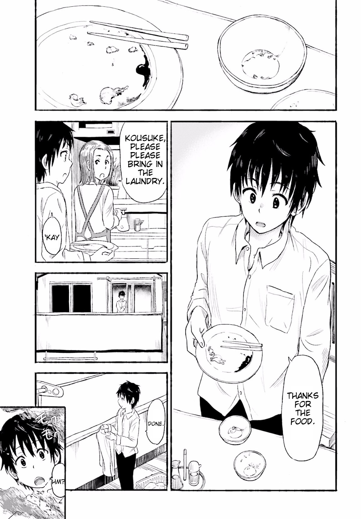Higashi no Kurume to Tonari no Meguru Chapter 2 page 6 - Chapter 2: Tsukahara Meguru, A Mysterious Way of Life.