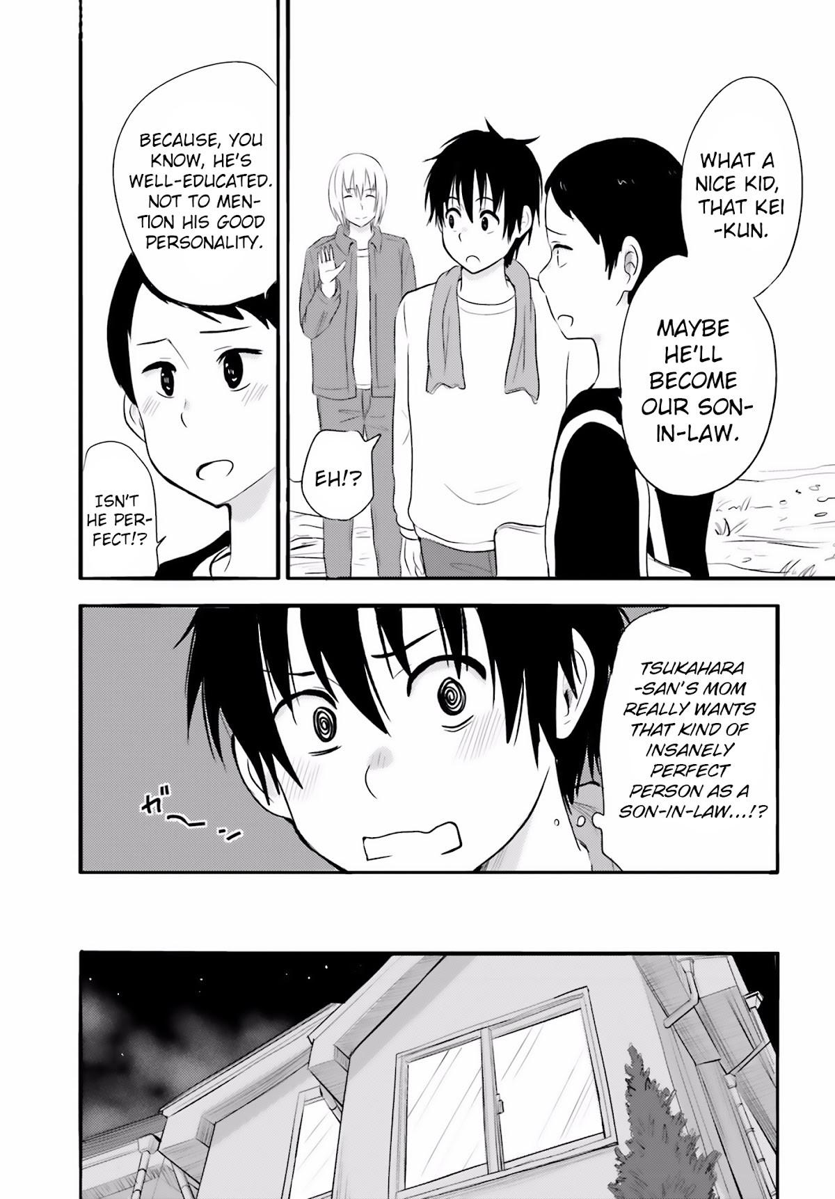 Higashi no Kurume to Tonari no Meguru Chapter 21 page 15 - Chapter 21: In front of Kousuke, an unexpected rival appears!?