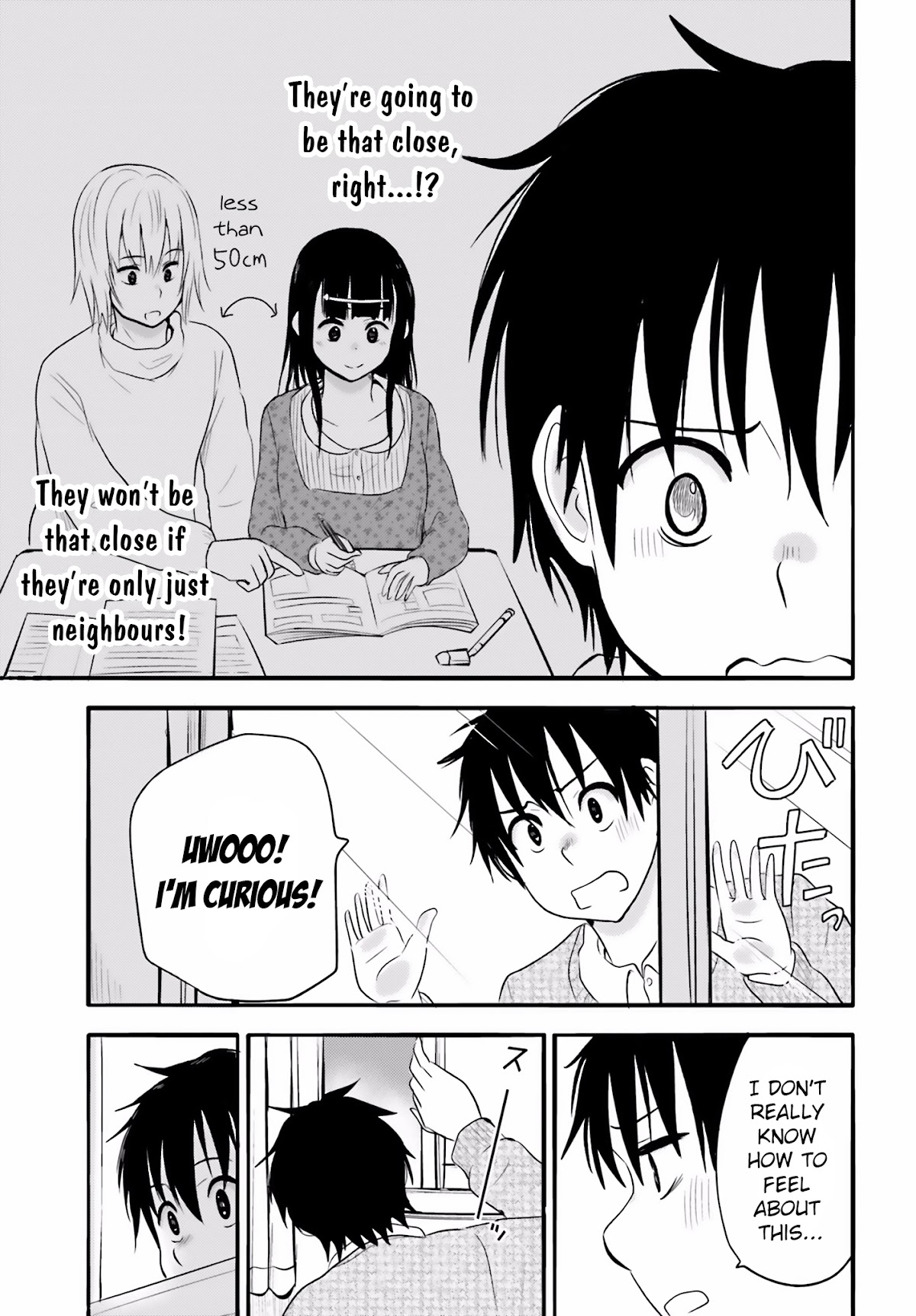 Higashi no Kurume to Tonari no Meguru Chapter 21 page 17 - Chapter 21: In front of Kousuke, an unexpected rival appears!?