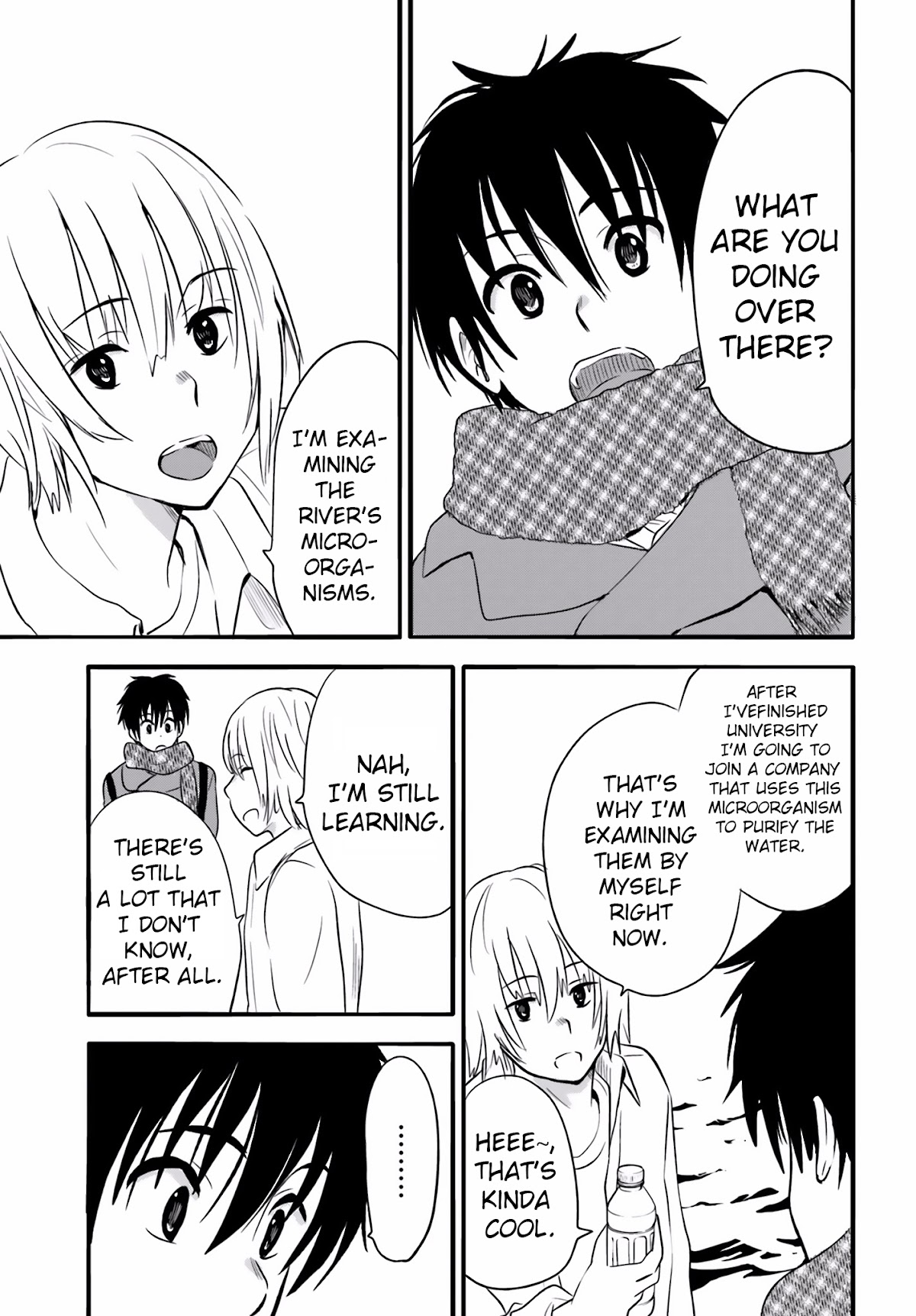 Higashi no Kurume to Tonari no Meguru Chapter 22 page 9 - Chapter 22: A New Rival Appeared, Kousuke's heart wavers...