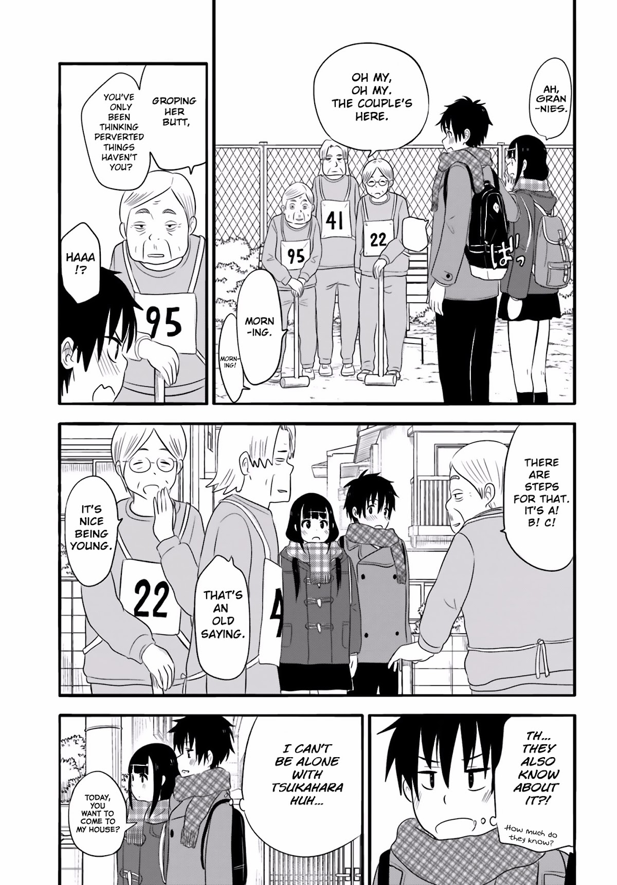 Higashi no Kurume to Tonari no Meguru Chapter 24 page 12 - Chapter 24: The beating heart beats faster than the winter sky.