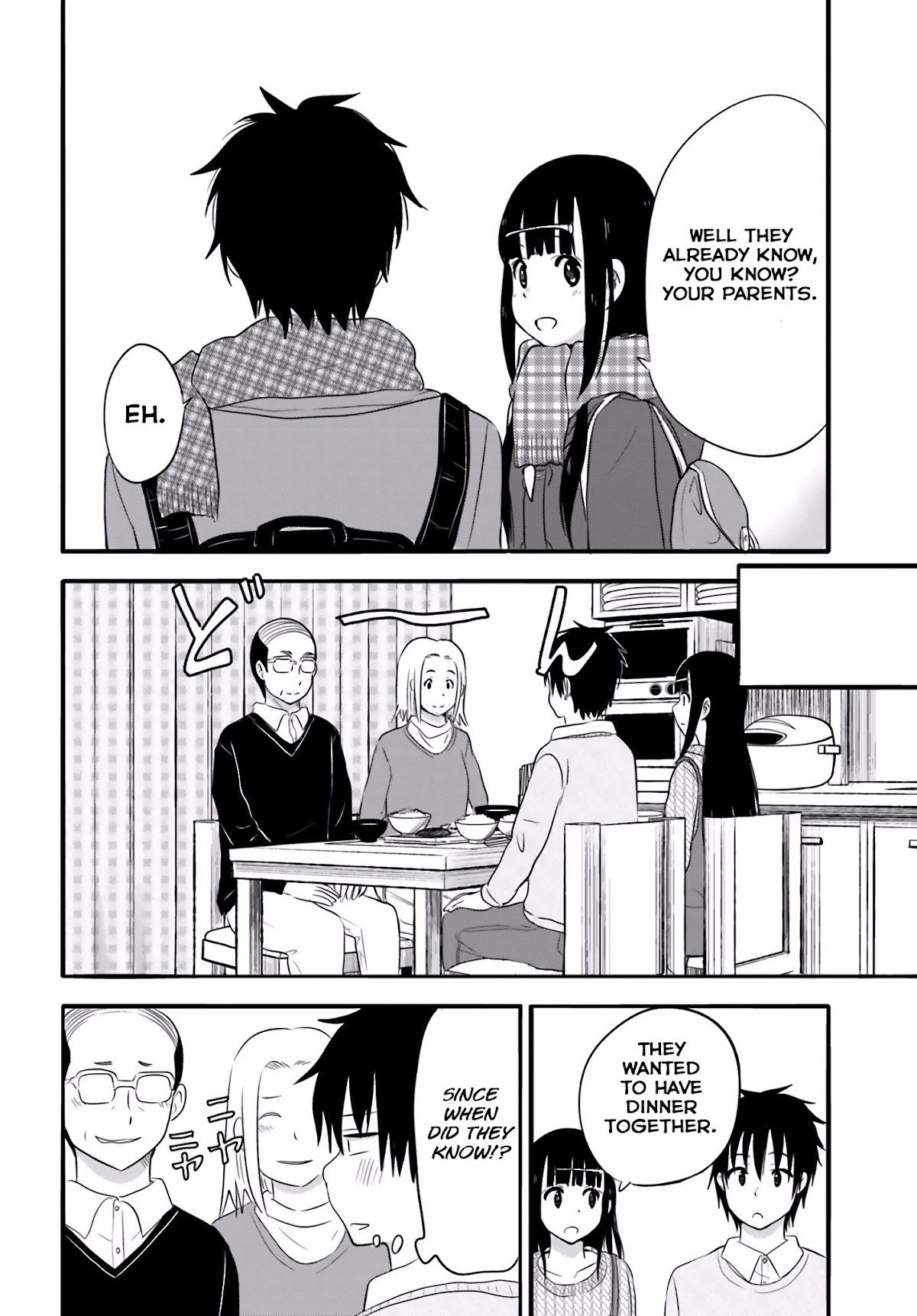 Higashi no Kurume to Tonari no Meguru Chapter 24 page 13 - Chapter 24: The beating heart beats faster than the winter sky.