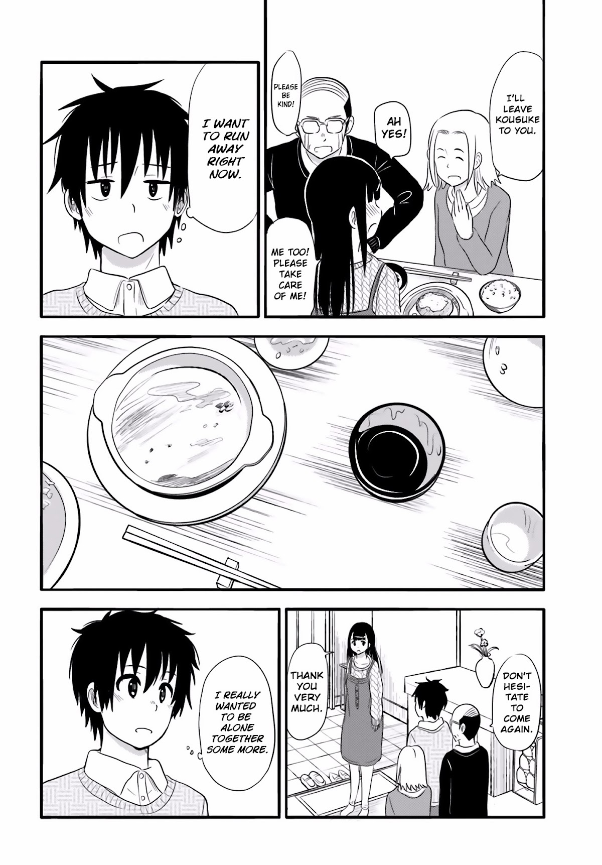 Higashi no Kurume to Tonari no Meguru Chapter 24 page 15 - Chapter 24: The beating heart beats faster than the winter sky.