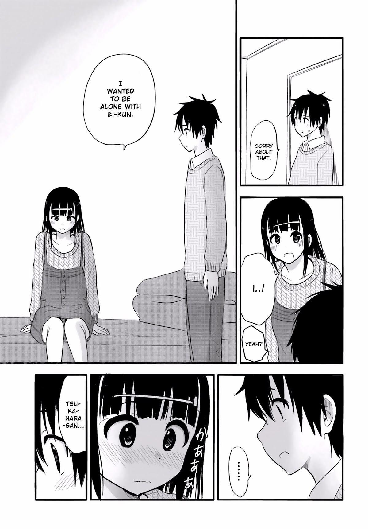 Higashi no Kurume to Tonari no Meguru Chapter 24 page 20 - Chapter 24: The beating heart beats faster than the winter sky.