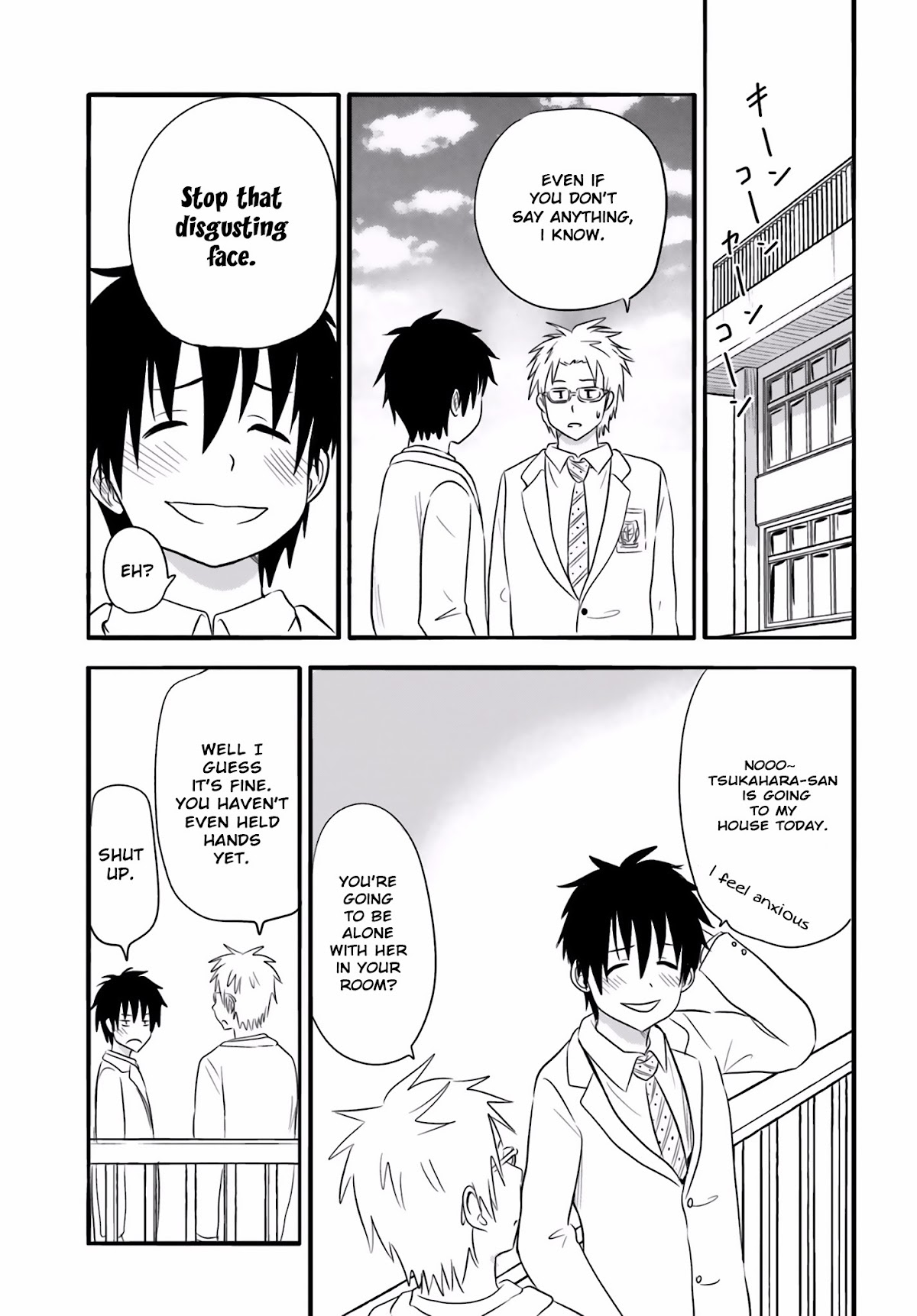 Higashi no Kurume to Tonari no Meguru Chapter 24 page 8 - Chapter 24: The beating heart beats faster than the winter sky.