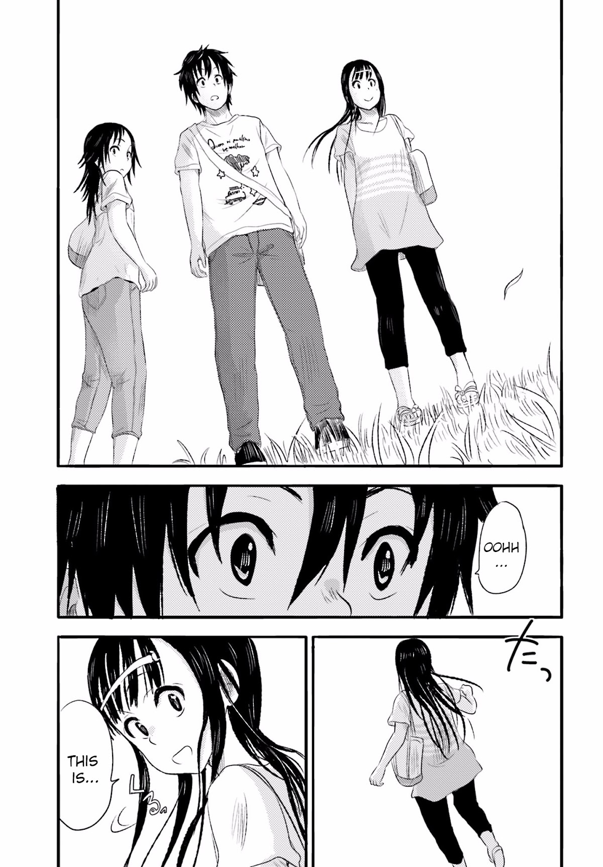 Higashi no Kurume to Tonari no Meguru Chapter 5 page 15 - Chapter 5: The faces that is reflected in the water surface is the Tsukahara th...