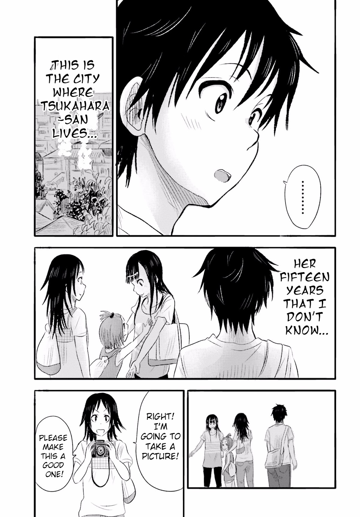 Higashi no Kurume to Tonari no Meguru Chapter 5 page 17 - Chapter 5: The faces that is reflected in the water surface is the Tsukahara th...