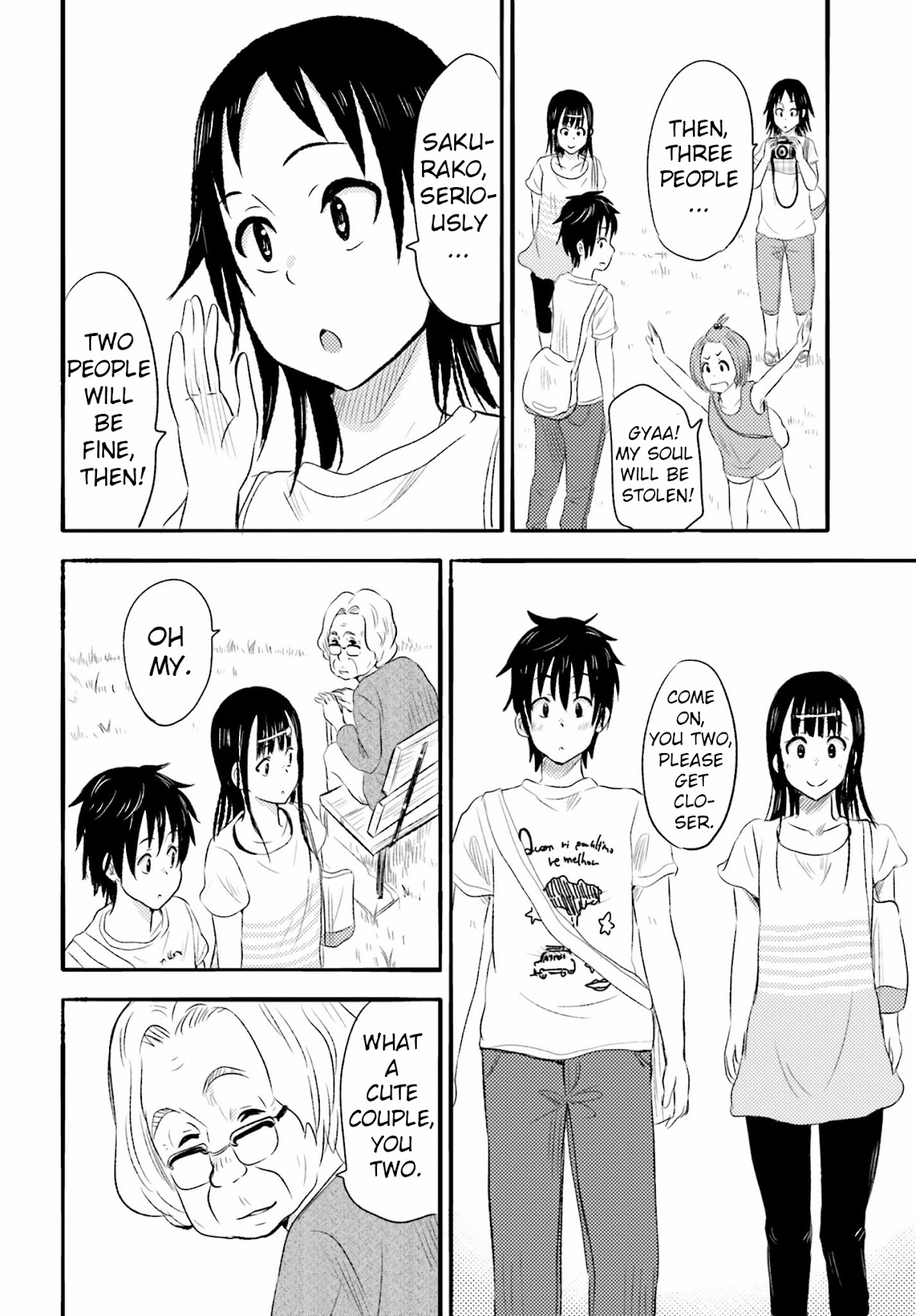 Higashi no Kurume to Tonari no Meguru Chapter 5 page 18 - Chapter 5: The faces that is reflected in the water surface is the Tsukahara th...