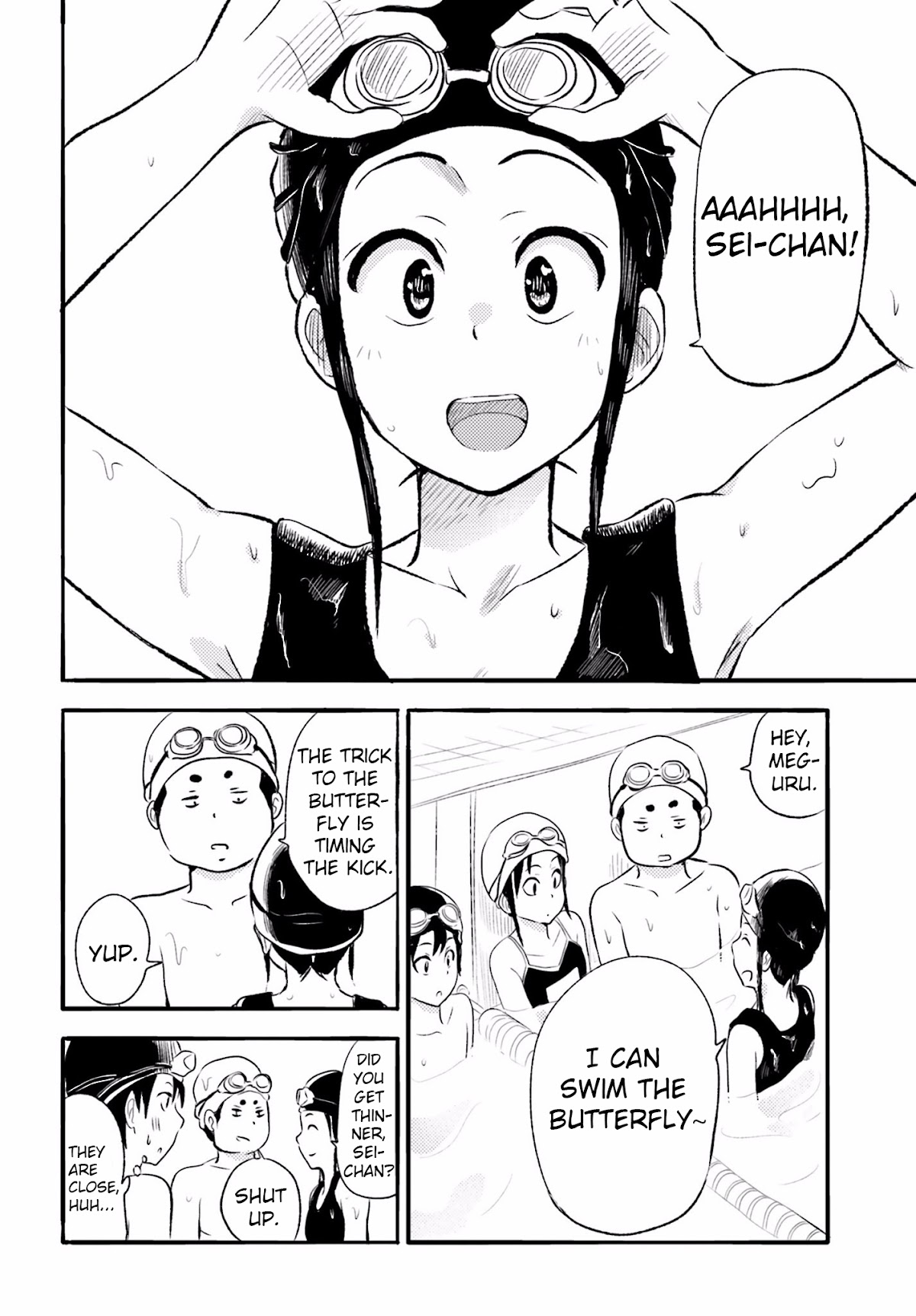 Higashi no Kurume to Tonari no Meguru Chapter 5 page 4 - Chapter 5: The faces that is reflected in the water surface is the Tsukahara th...