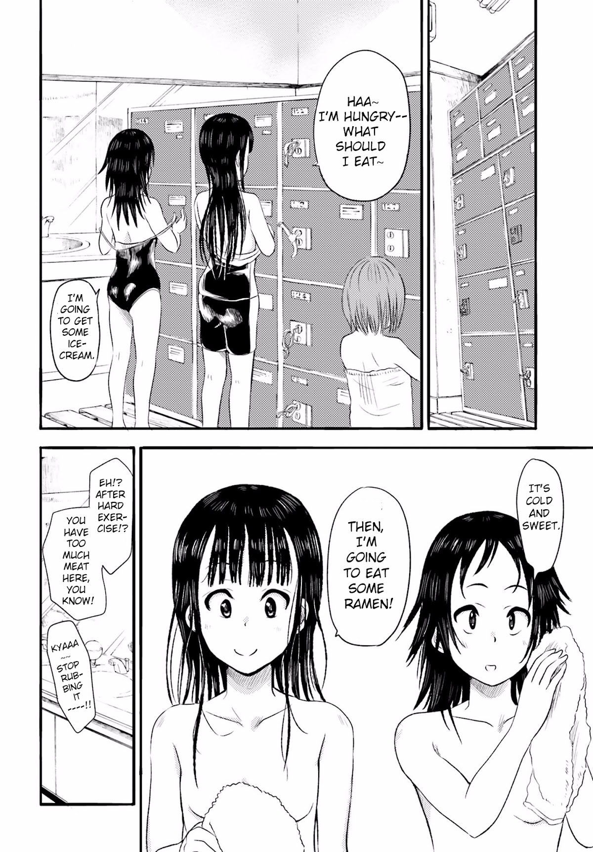 Higashi no Kurume to Tonari no Meguru Chapter 5 page 8 - Chapter 5: The faces that is reflected in the water surface is the Tsukahara th...
