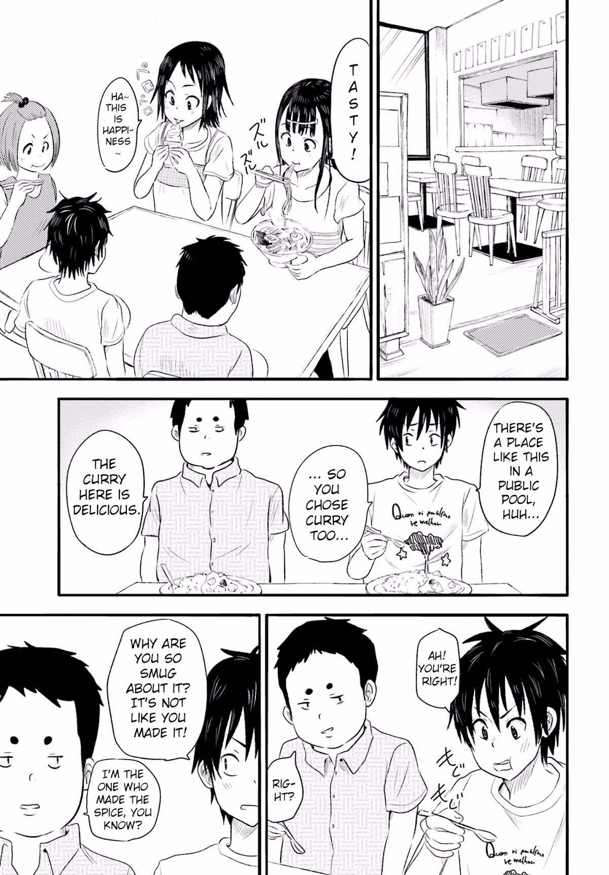 Higashi no Kurume to Tonari no Meguru Chapter 5 page 9 - Chapter 5: The faces that is reflected in the water surface is the Tsukahara th...