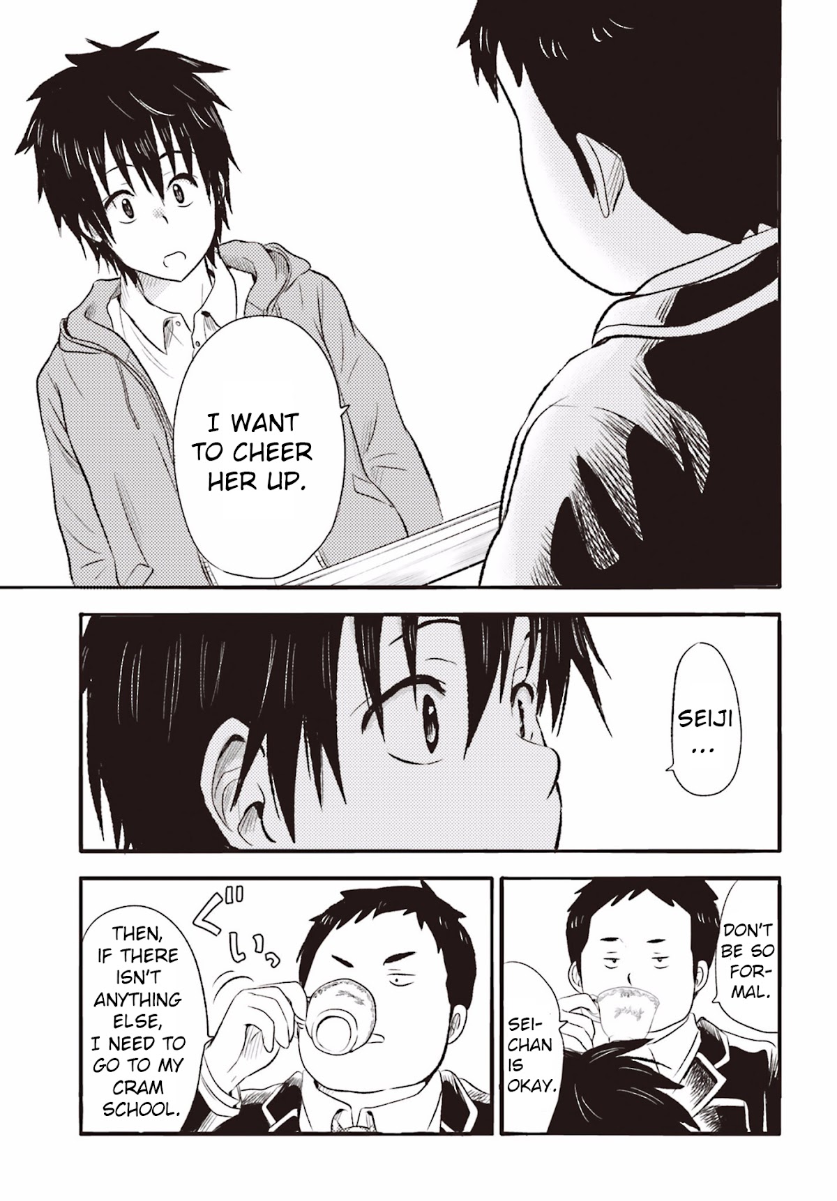 Higashi no Kurume to Tonari no Meguru Chapter 8 page 11 - Chapter 8: I want to know all of Tsukahara-san's Suffering.