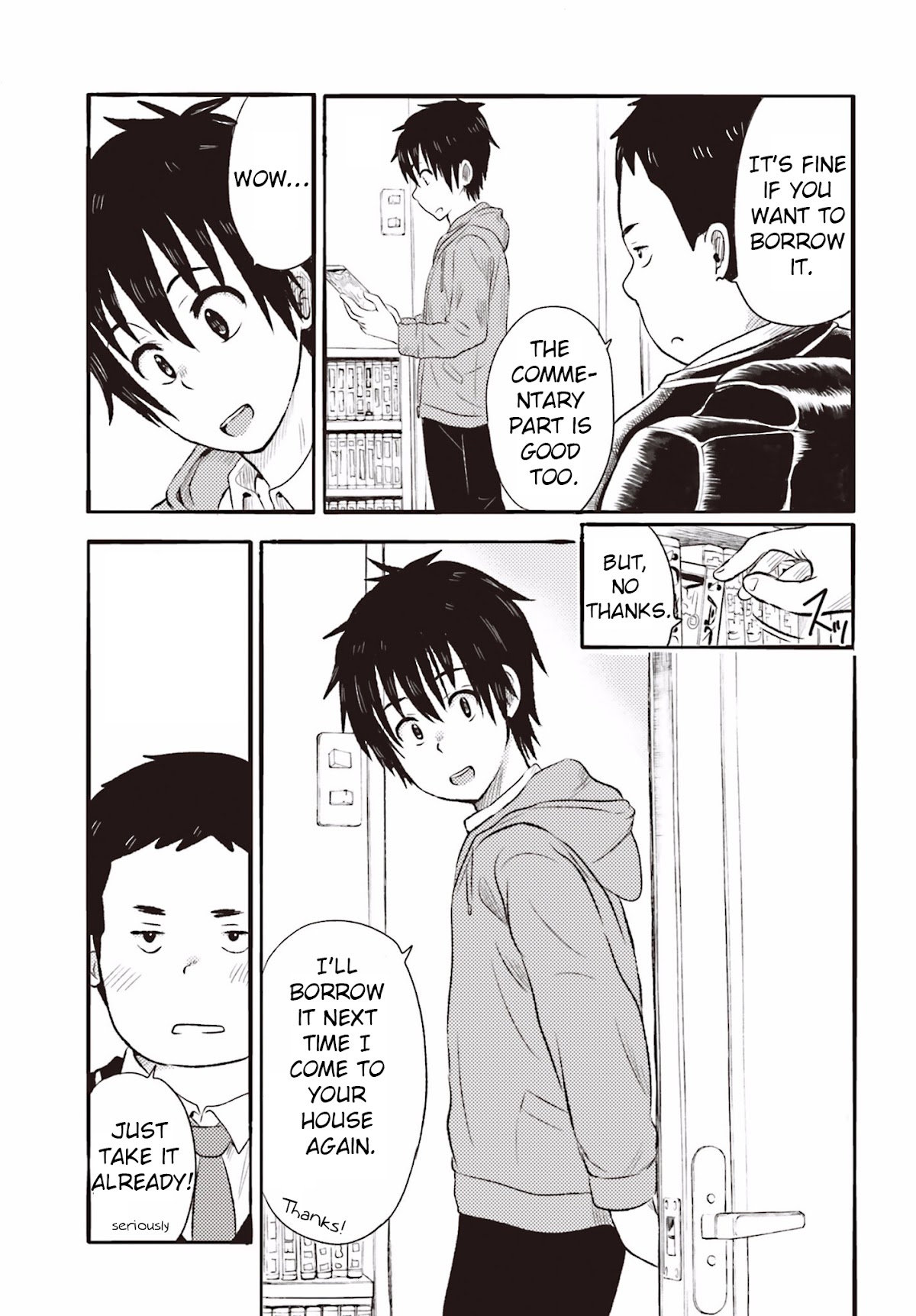 Higashi no Kurume to Tonari no Meguru Chapter 8 page 13 - Chapter 8: I want to know all of Tsukahara-san's Suffering.